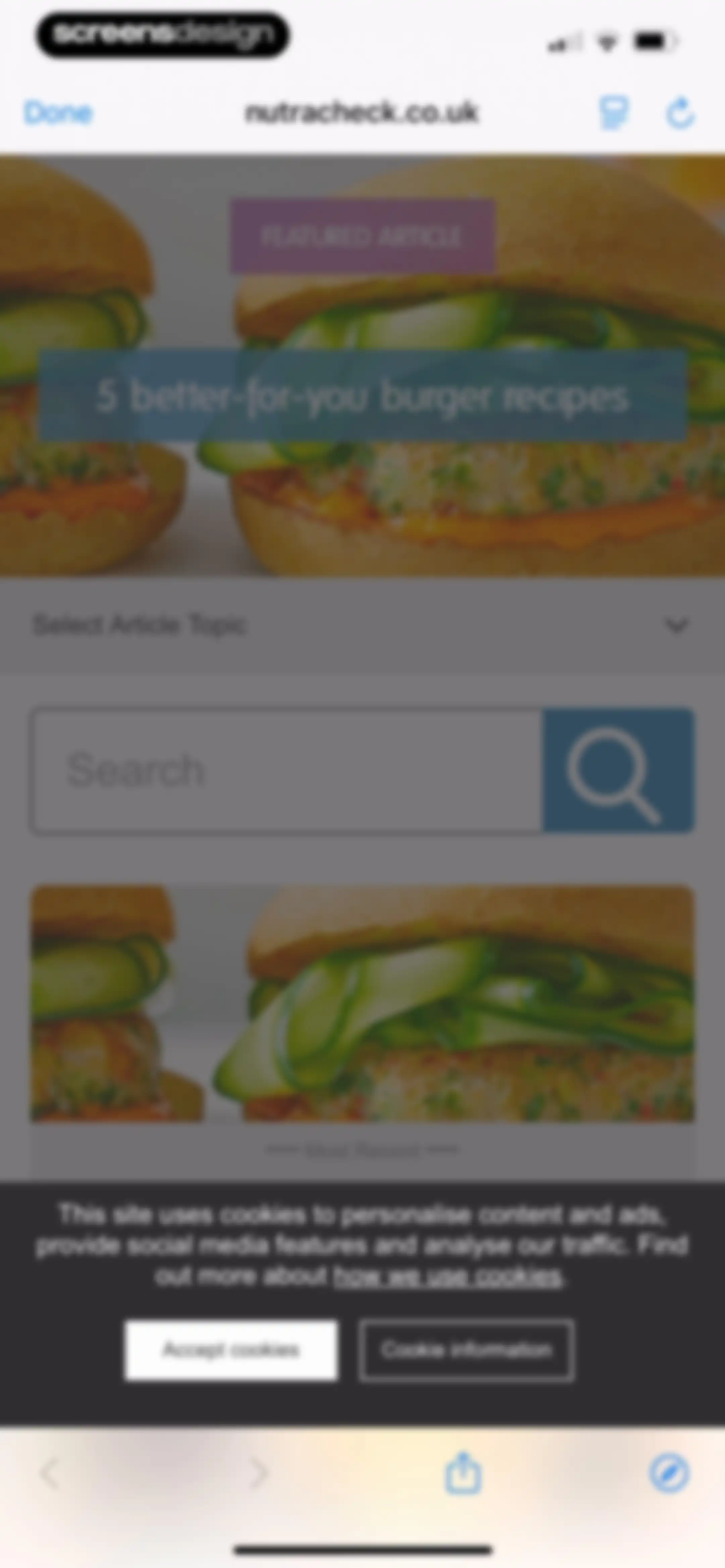 Calorie Counter + screen 172