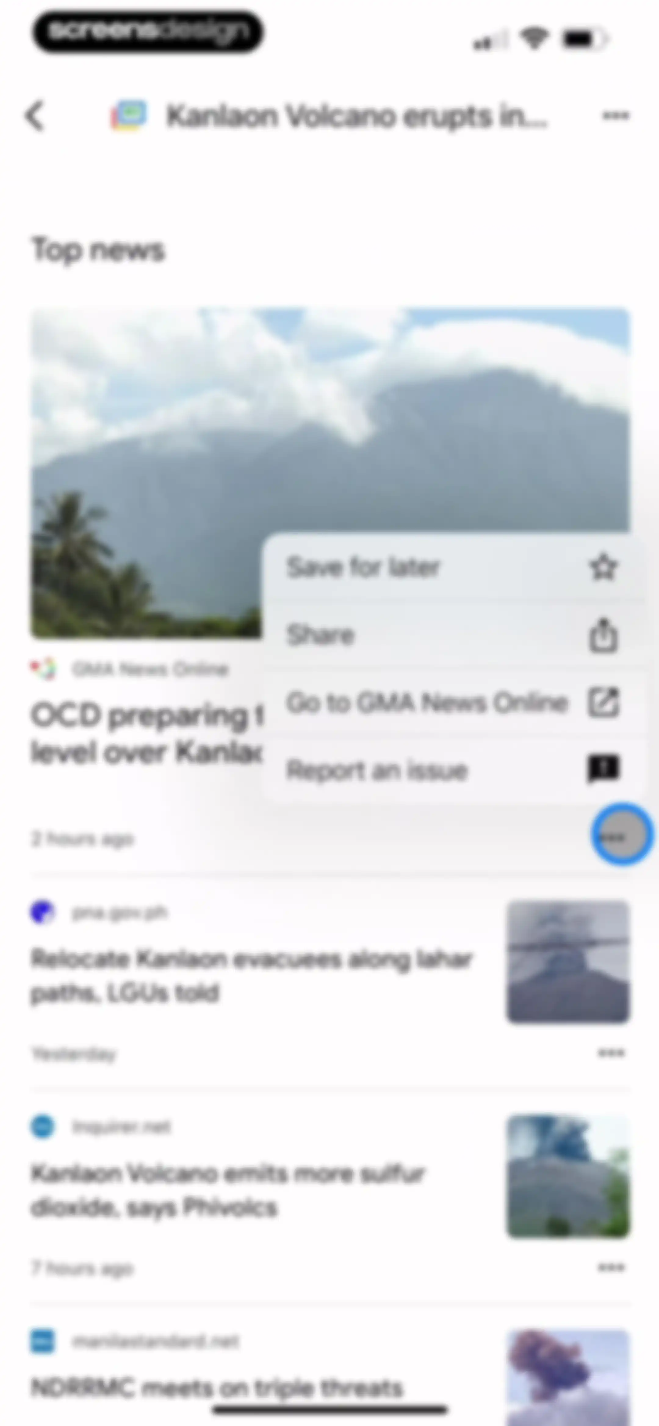 Google News screen 14