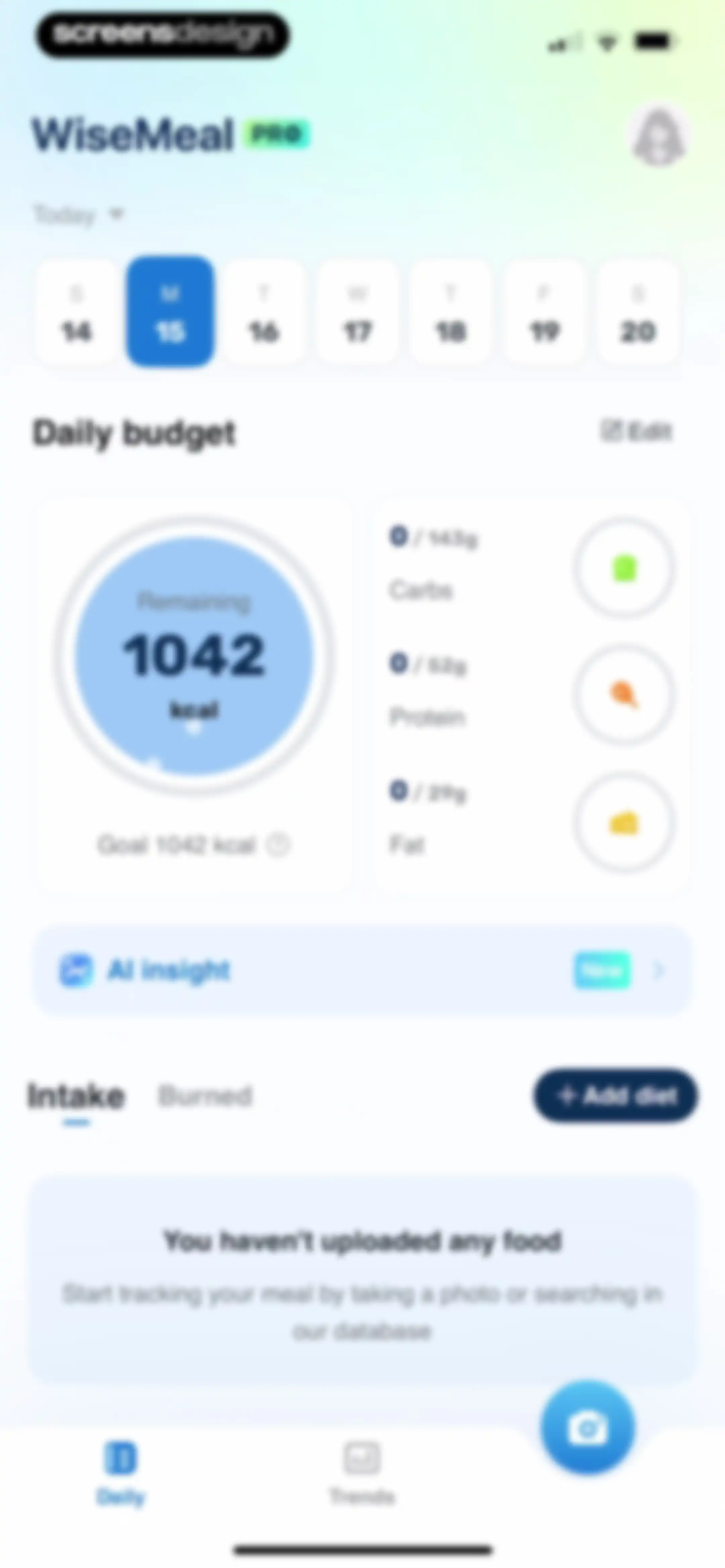 WiseMeal: Al Calorie Tracker screen 47