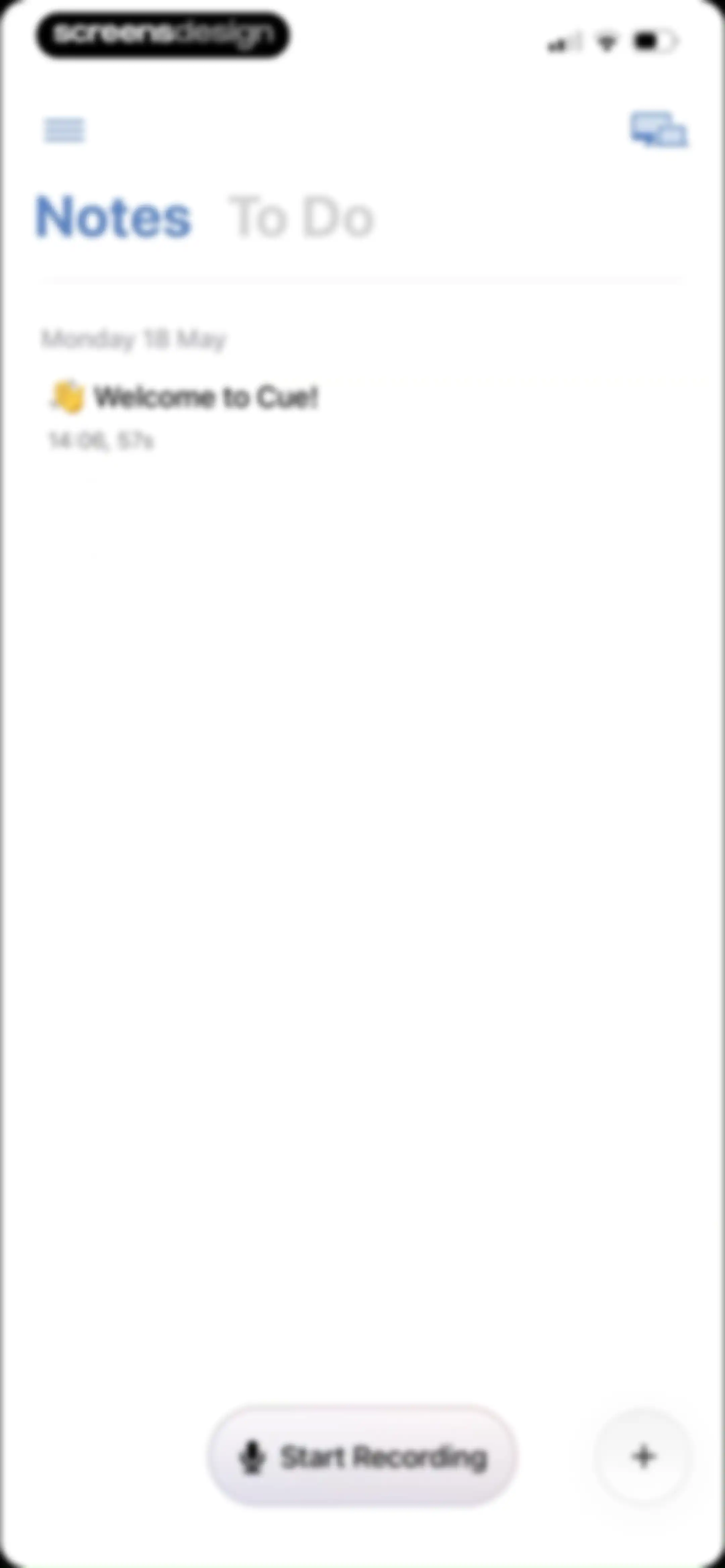 Cue: AI Note Taker & Recorder screen 36