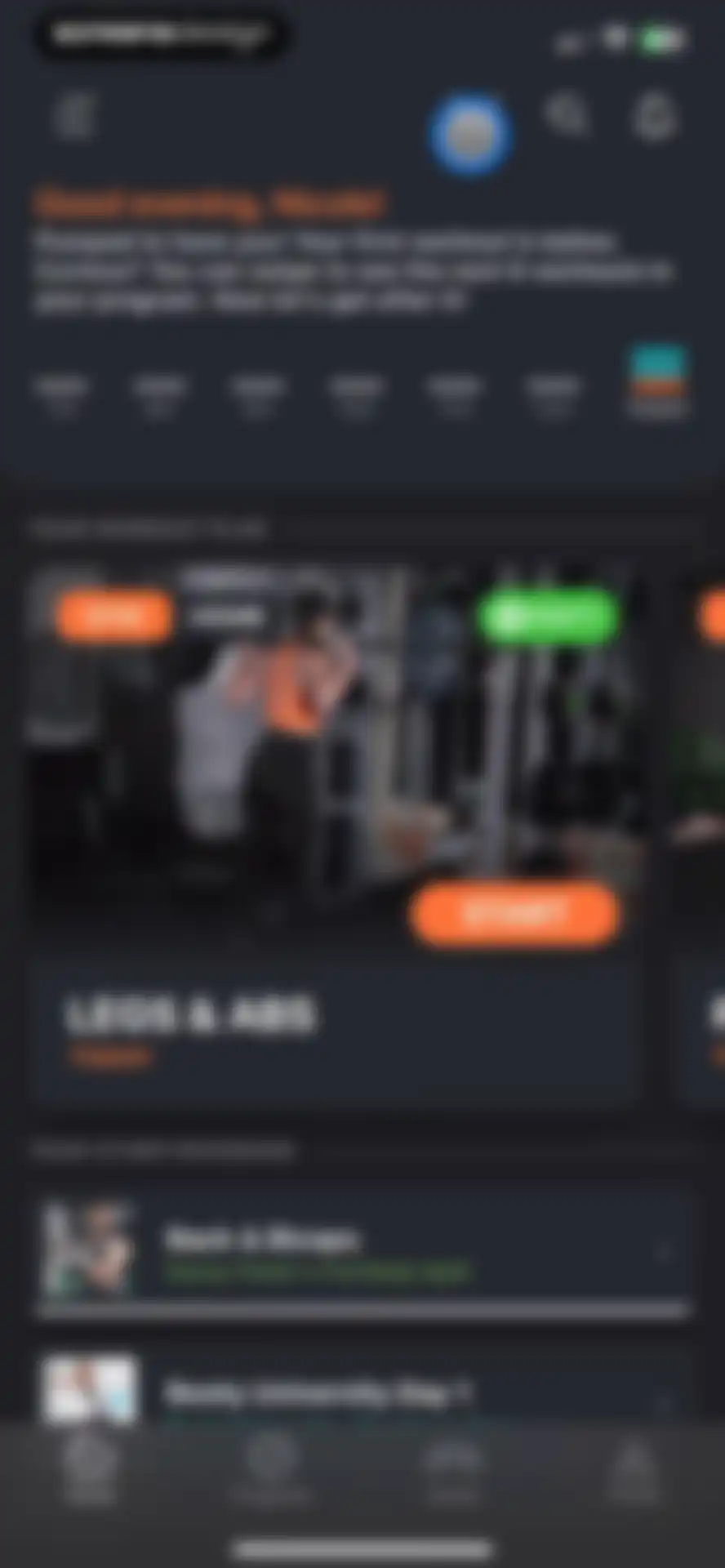 SHRED: Gym & Home Workouts screen 110