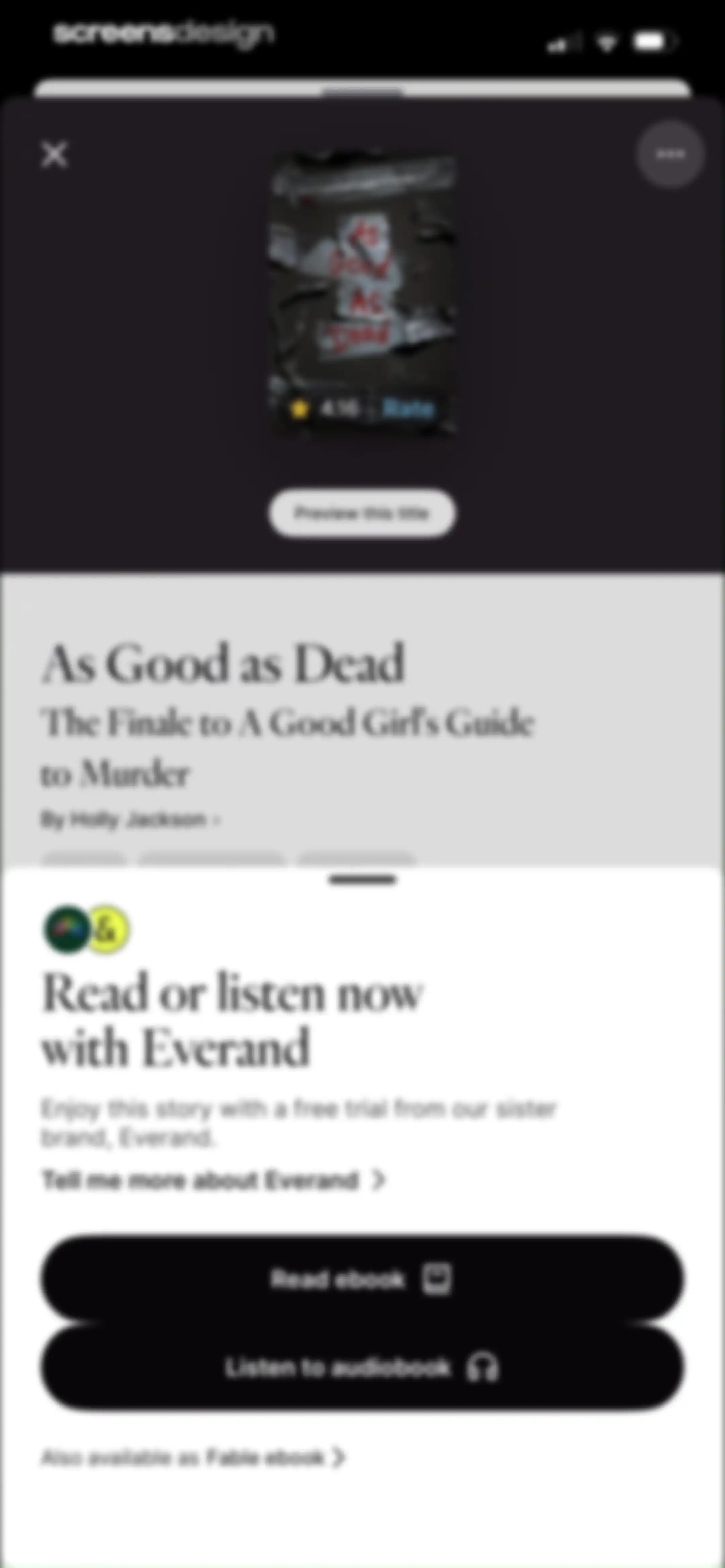 Fable: Track & Discuss Books screen 170