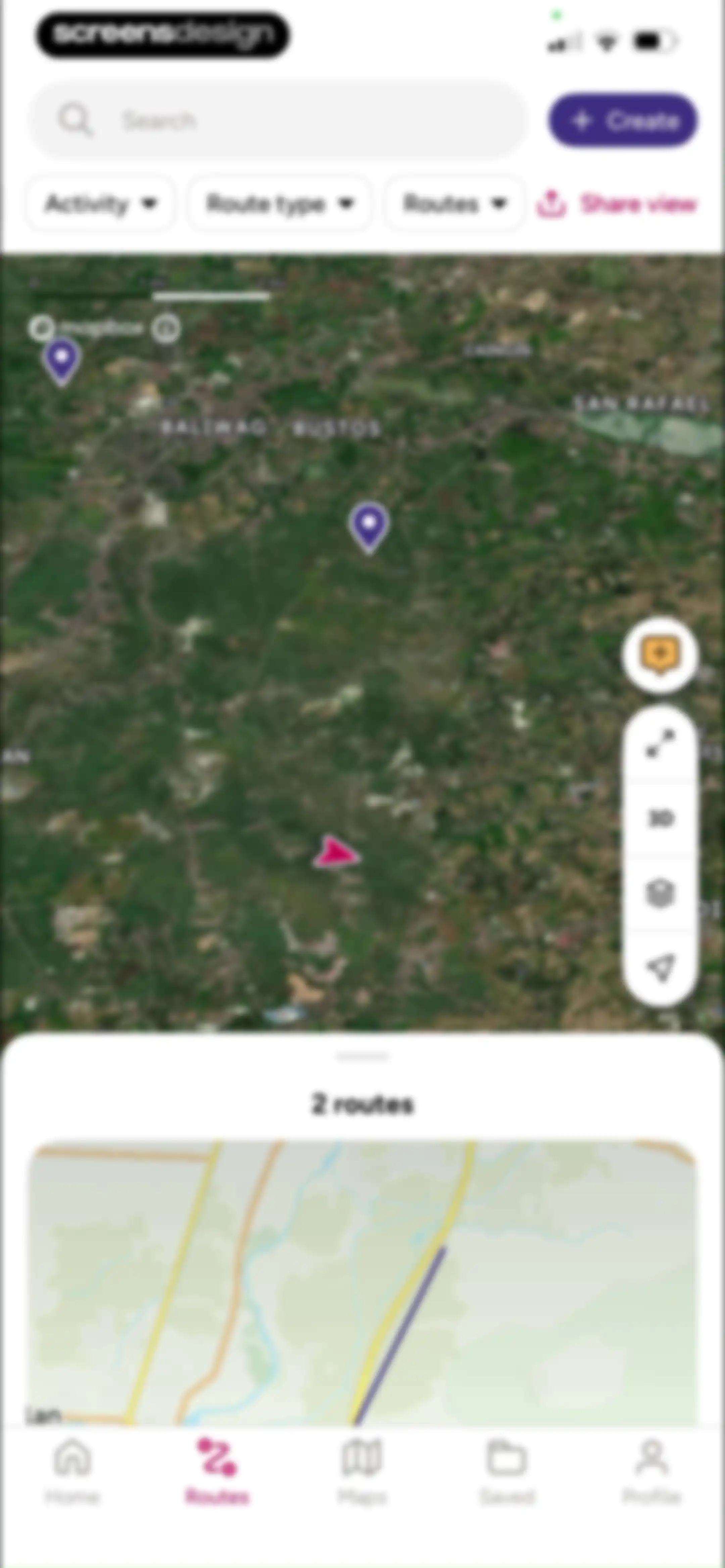 OS Maps: Walk, Hike, Run, Bike screen 118