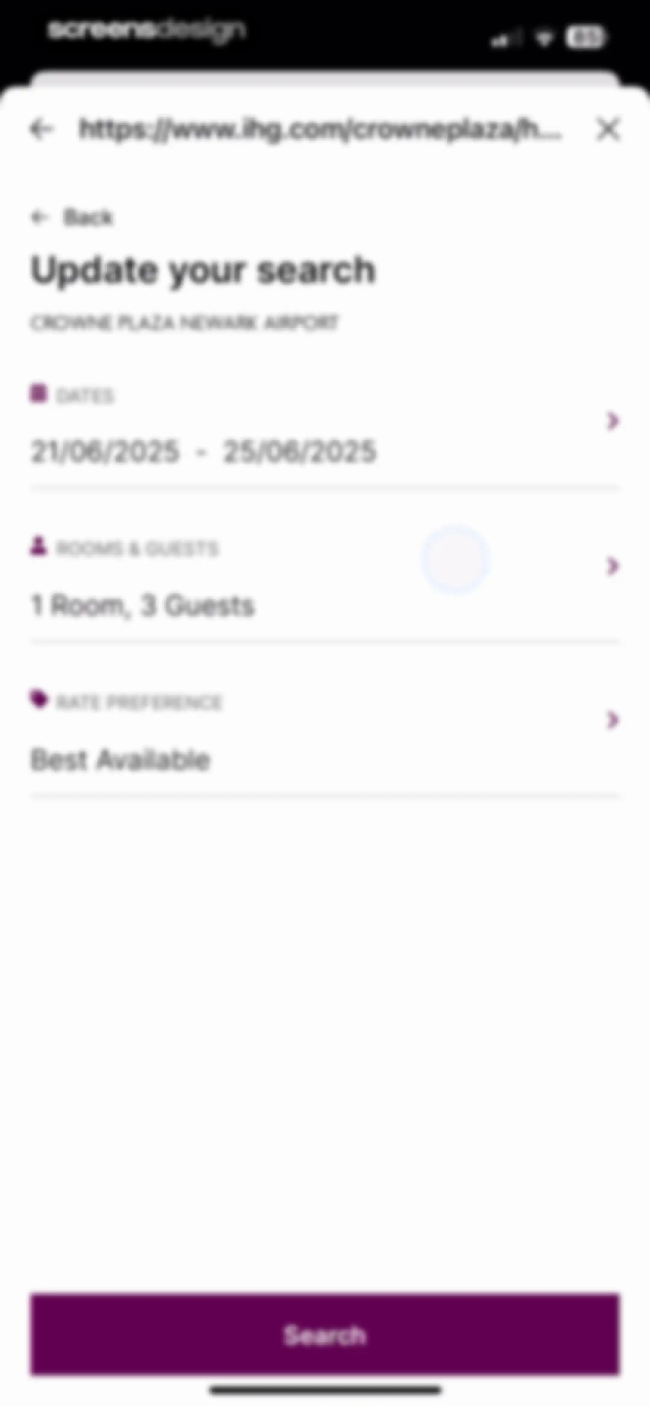 IHG One Rewards: Book Hotels screen 88