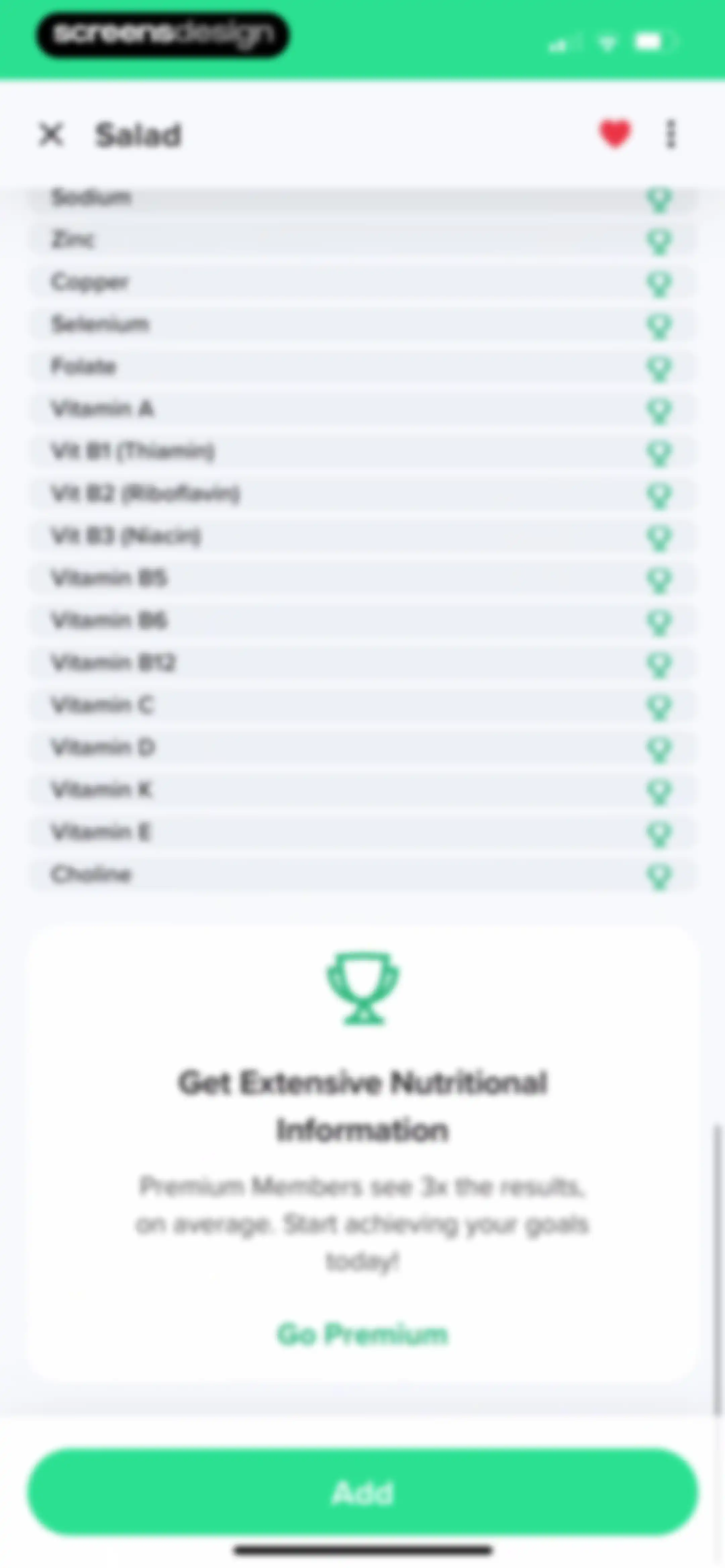 Carb Manager: Keto & Macro Log screen 117