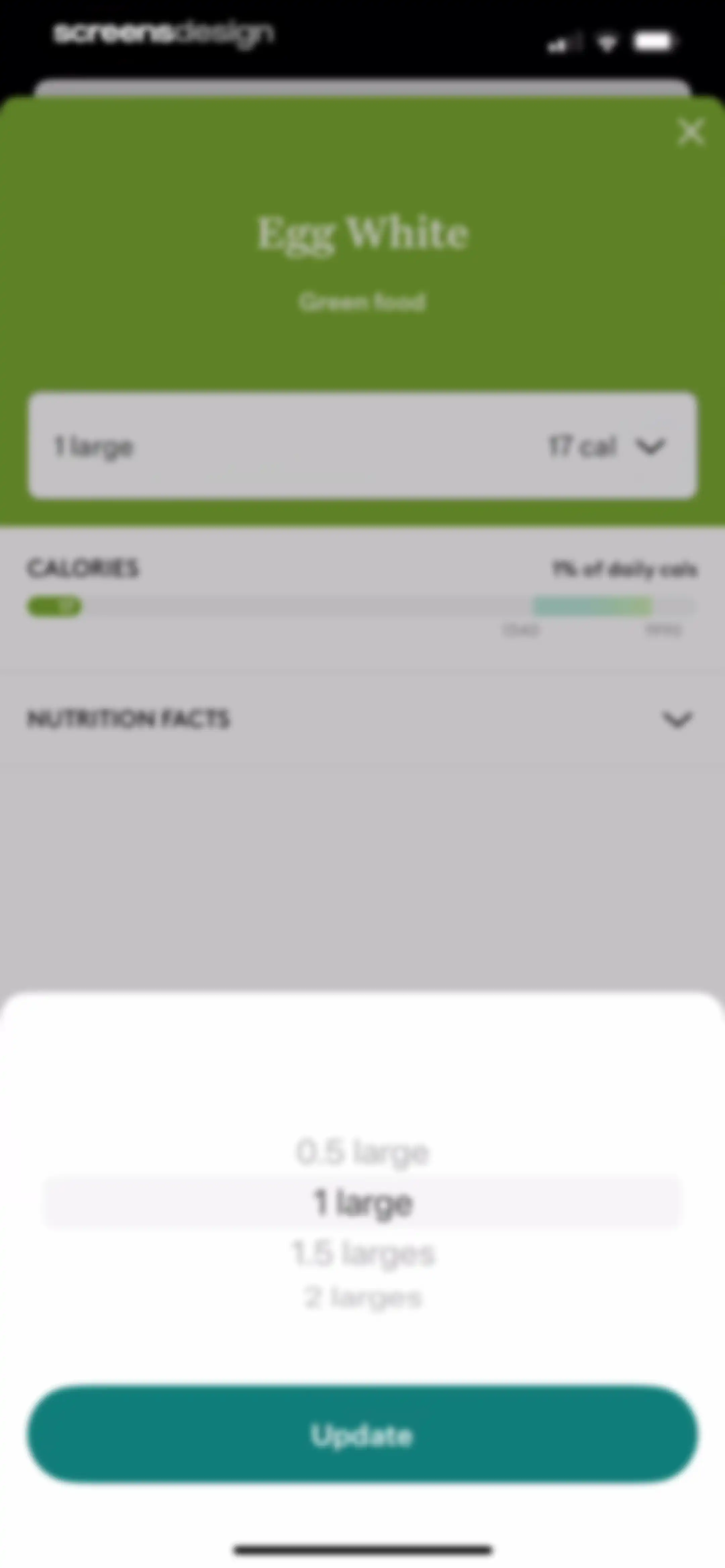 Noom Weight Loss, Food Tracker screen 281