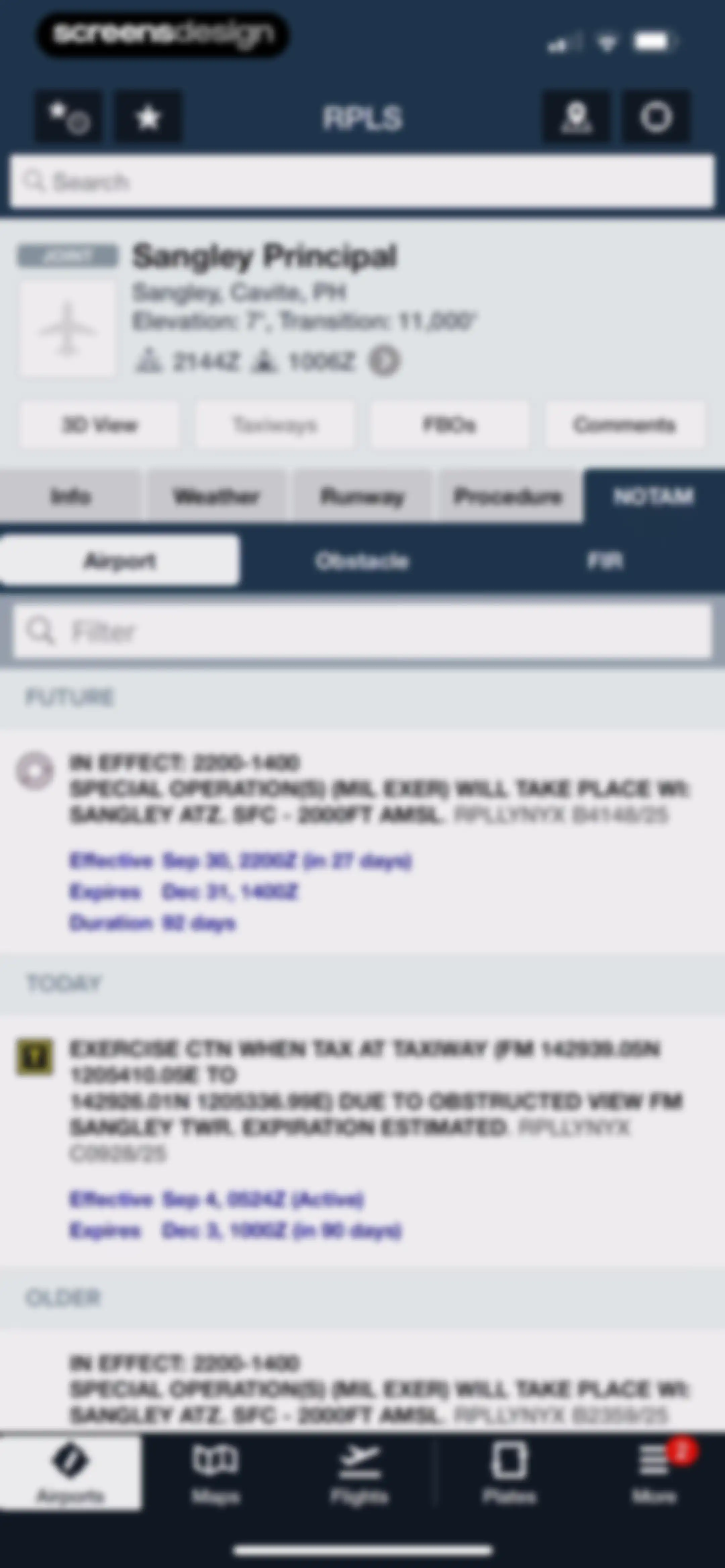 ForeFlight Mobile EFB screen 101