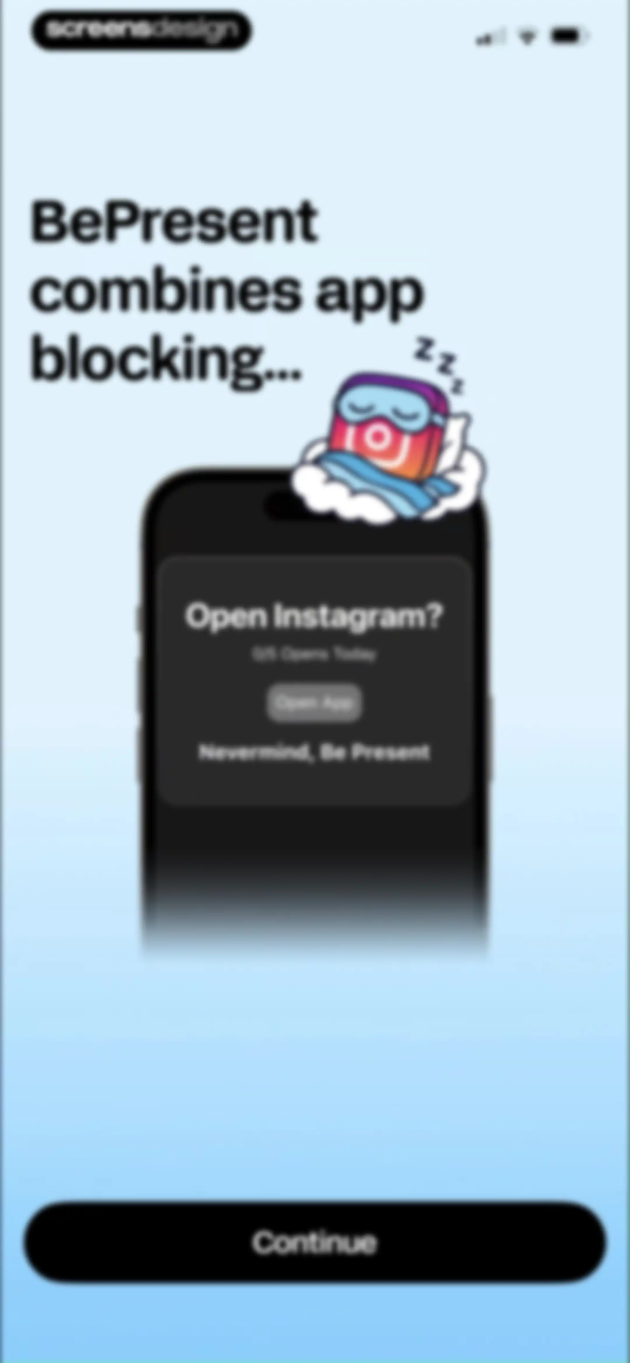 BePresent: Screen Time Control screen 4