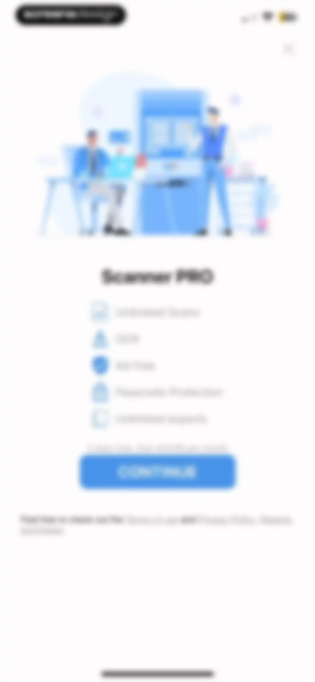 Documents to PDF Scanner screen 2