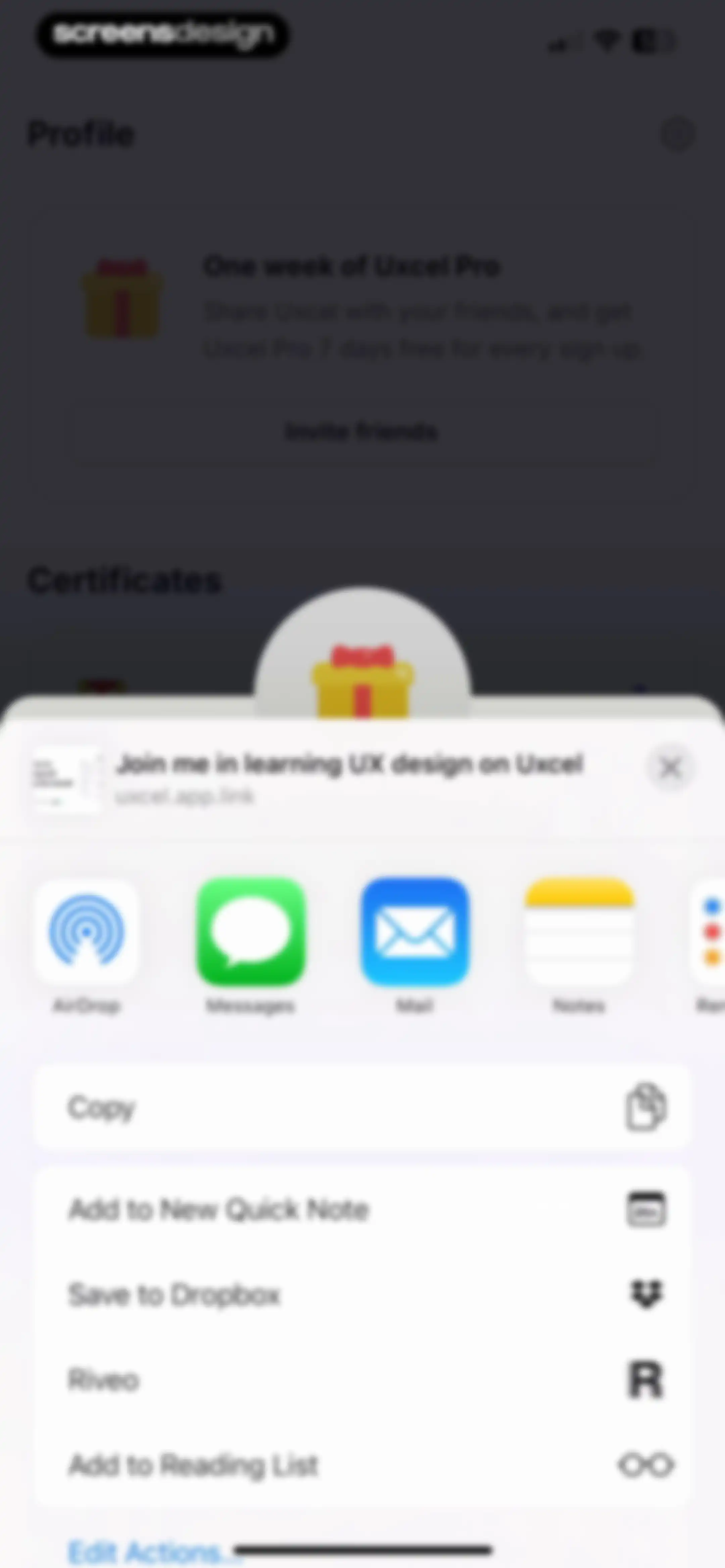 Uxcel: Learn UX & UI Design screen 105
