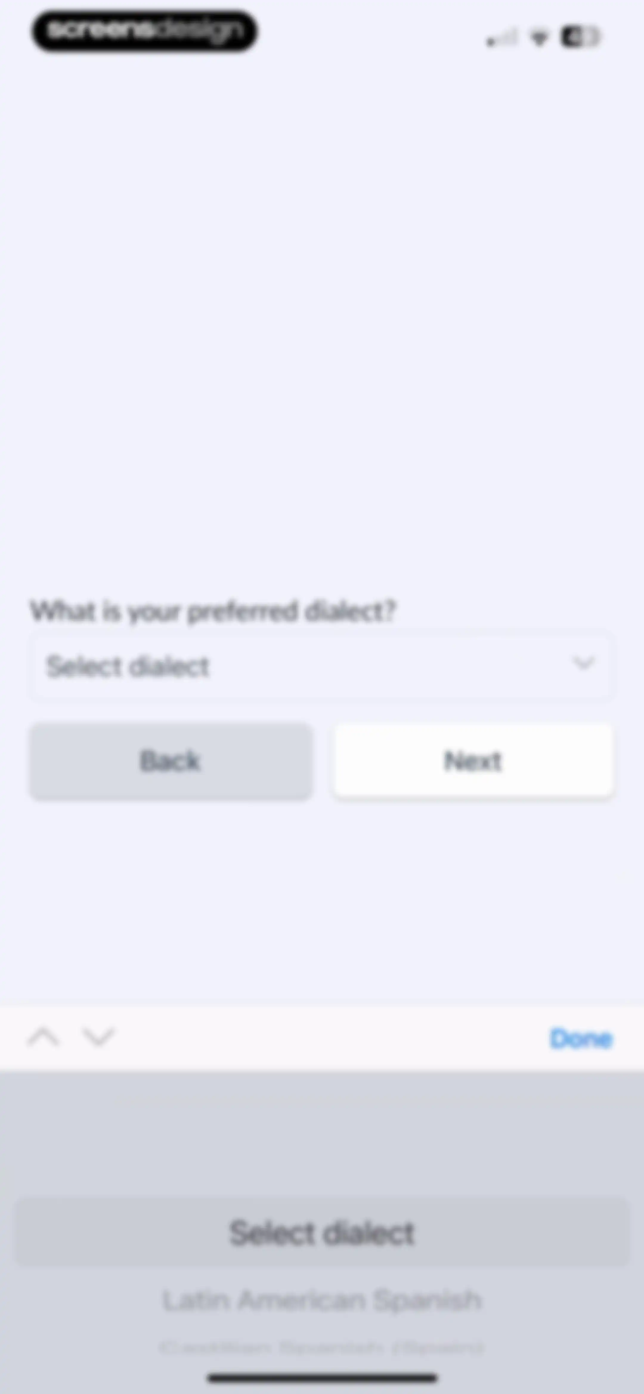 Langua: AI language learning screen 6