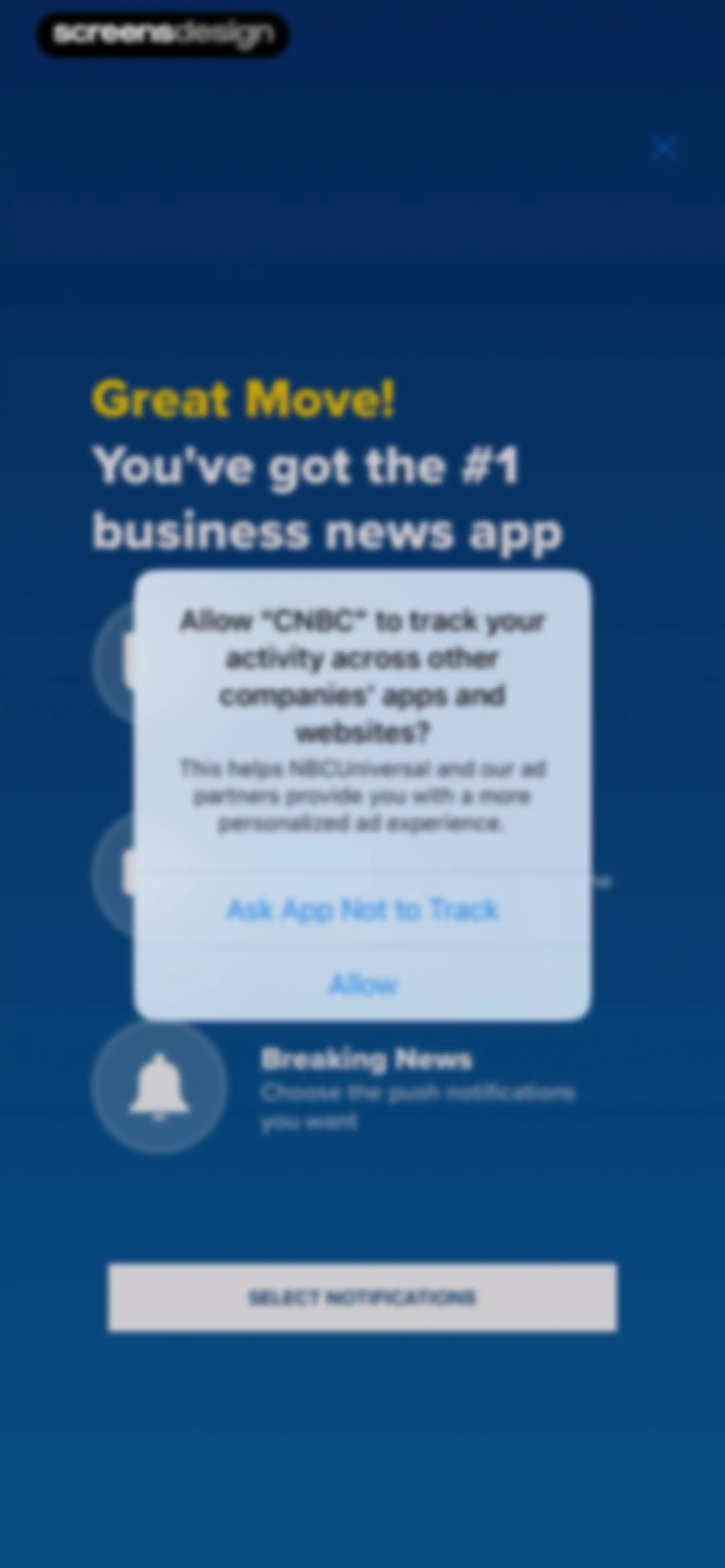 CNBC: Stock Market & Business screen 1