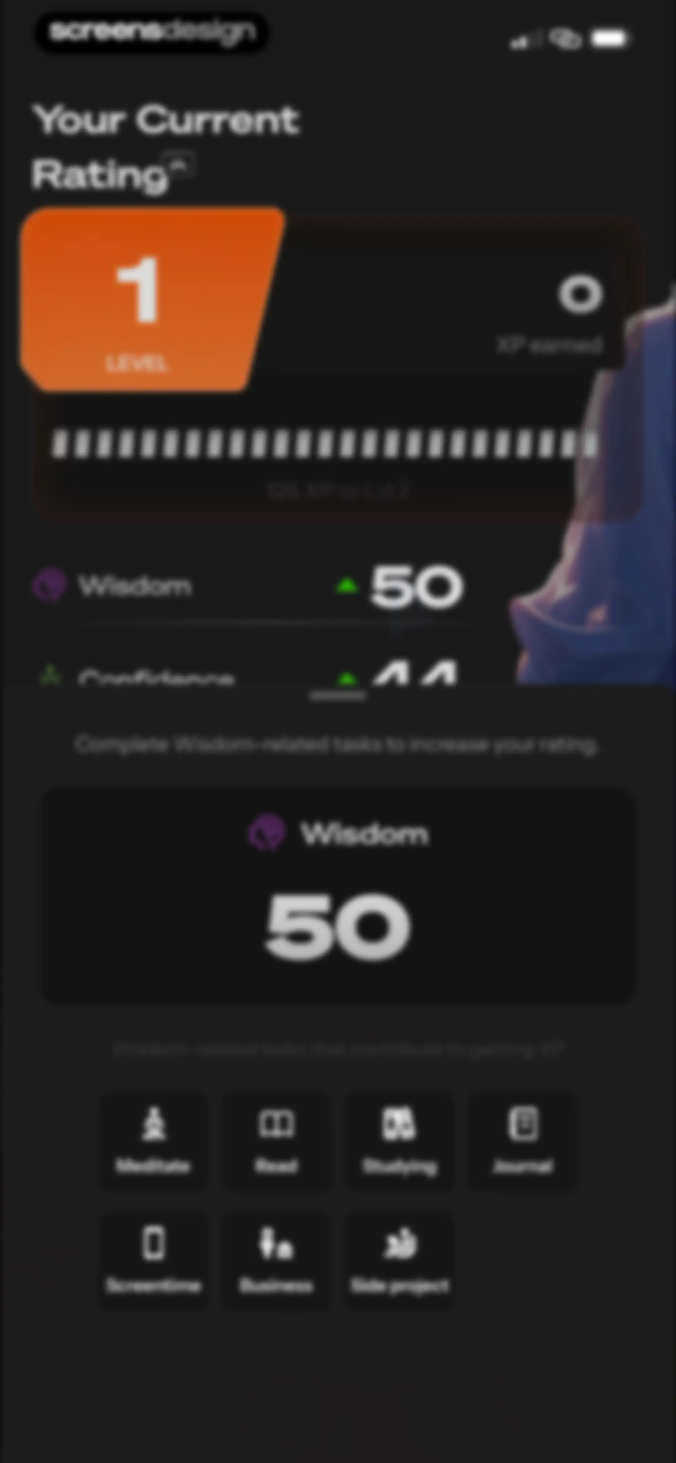Life Reset: 66 Day Habit screen 69