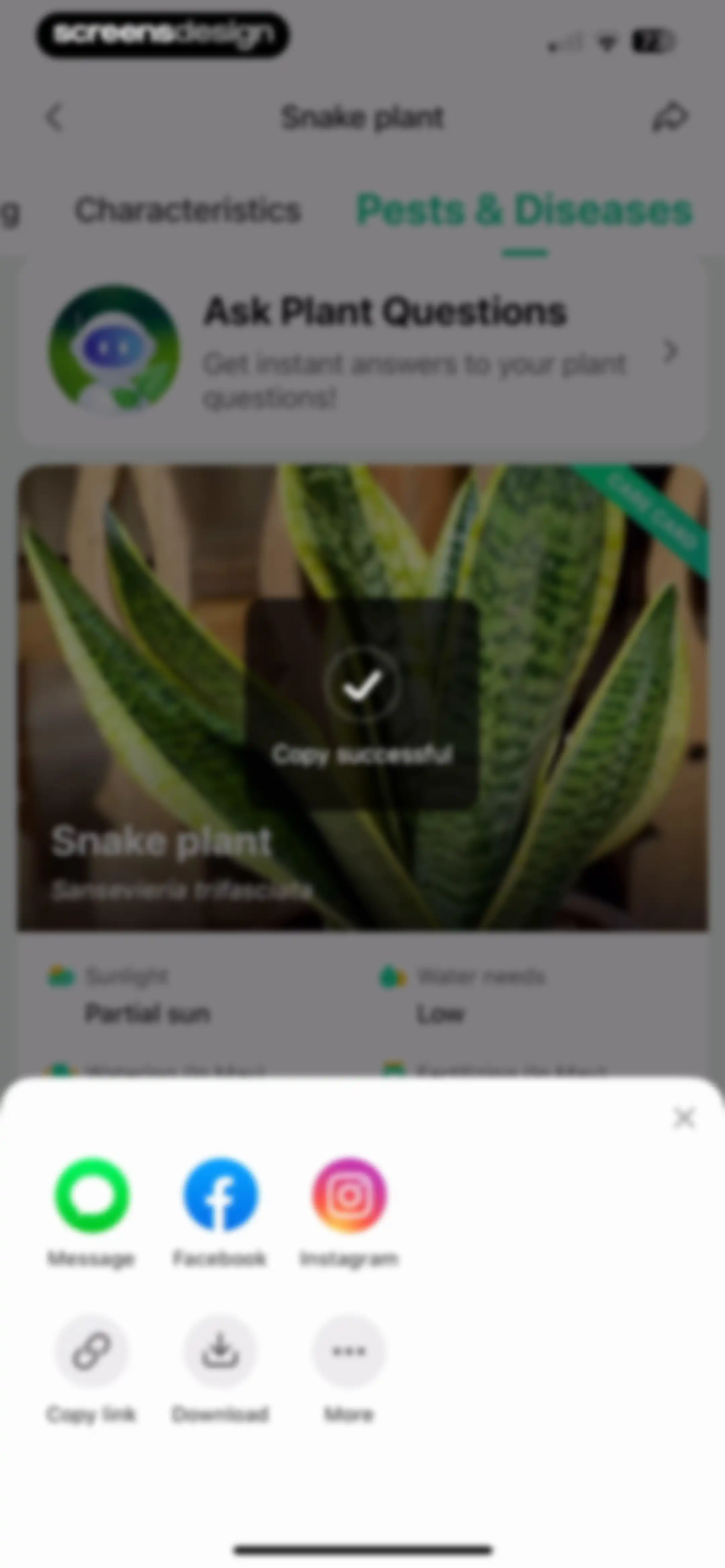Plant Parent: Plant Care Guide screen 114