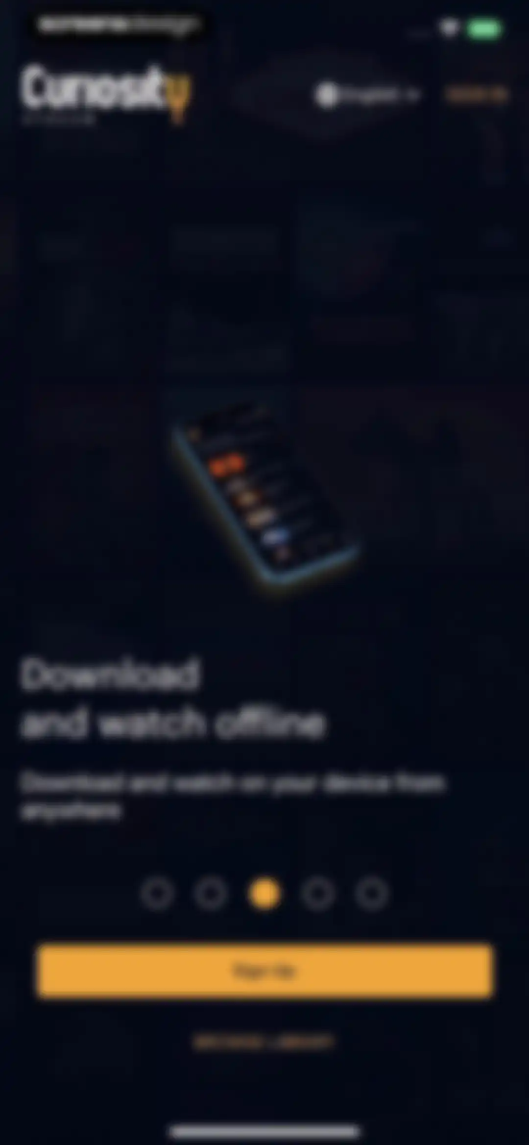CuriosityStream screen 4