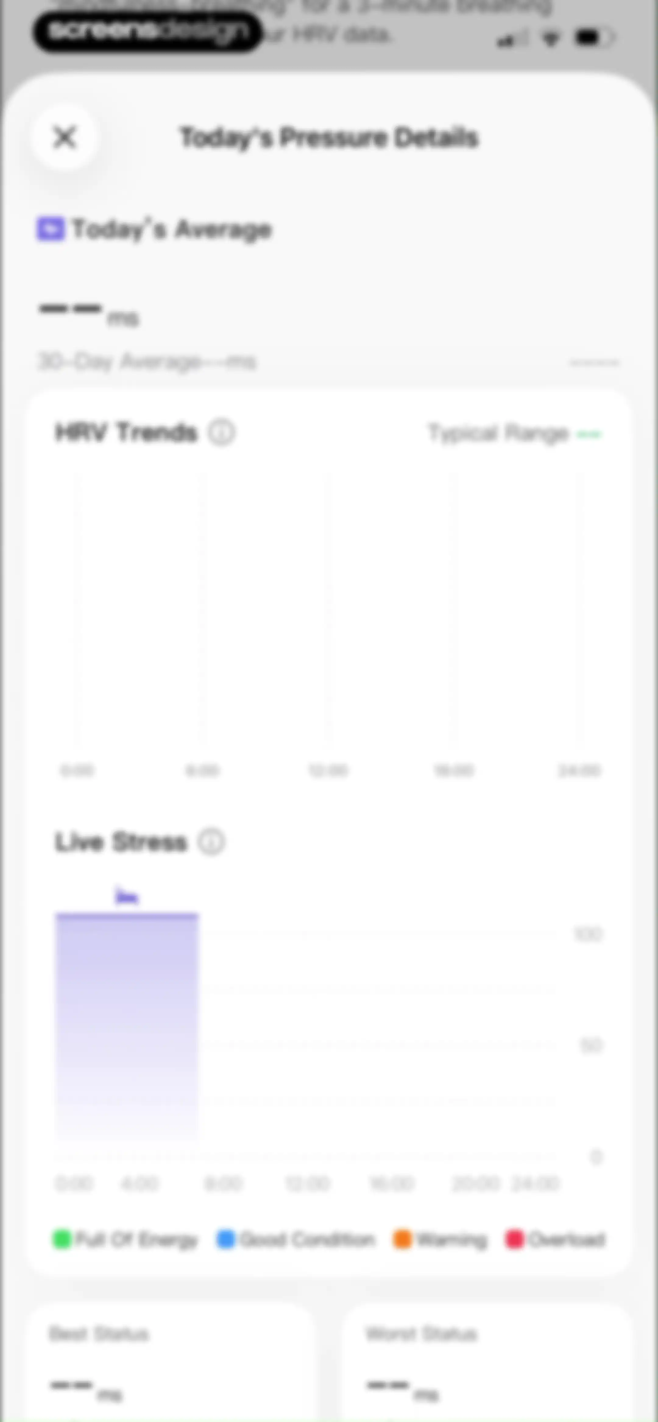 RelaxWatch: Stress&HRV Tracker screen 20