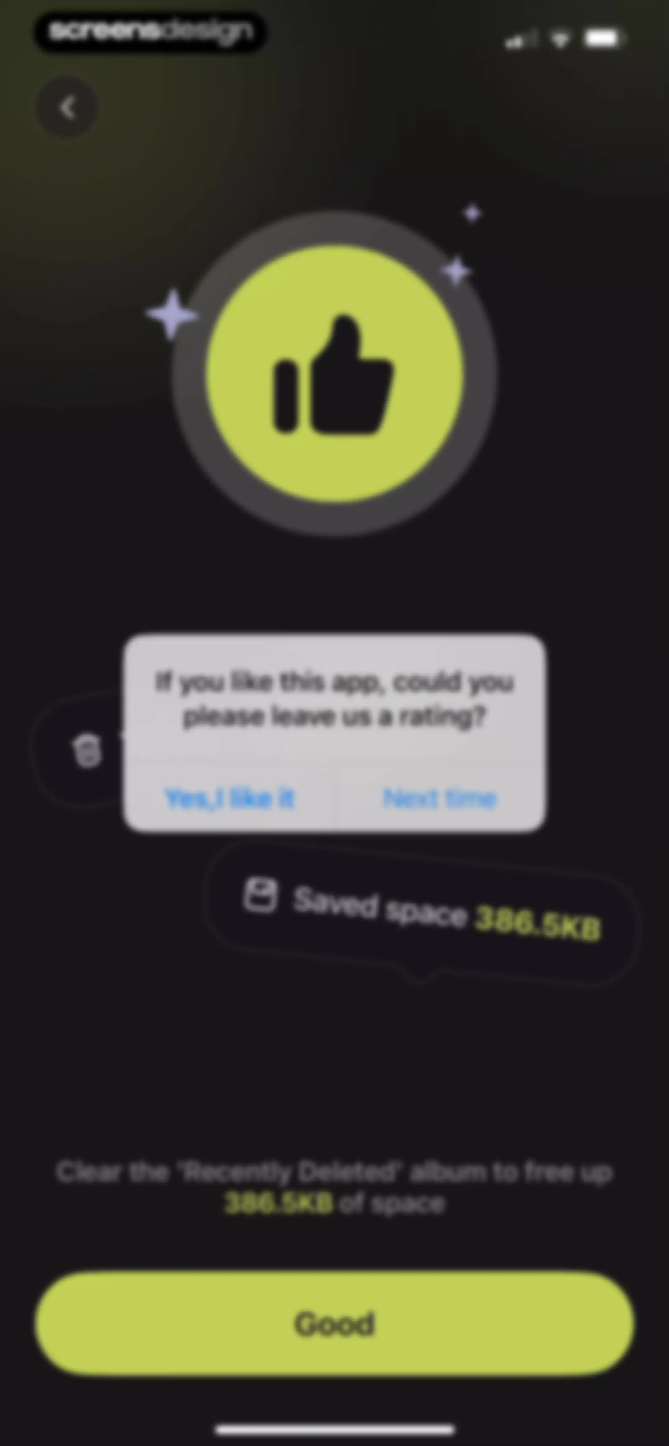Lumi Cleaner: storage cleaner screen 16