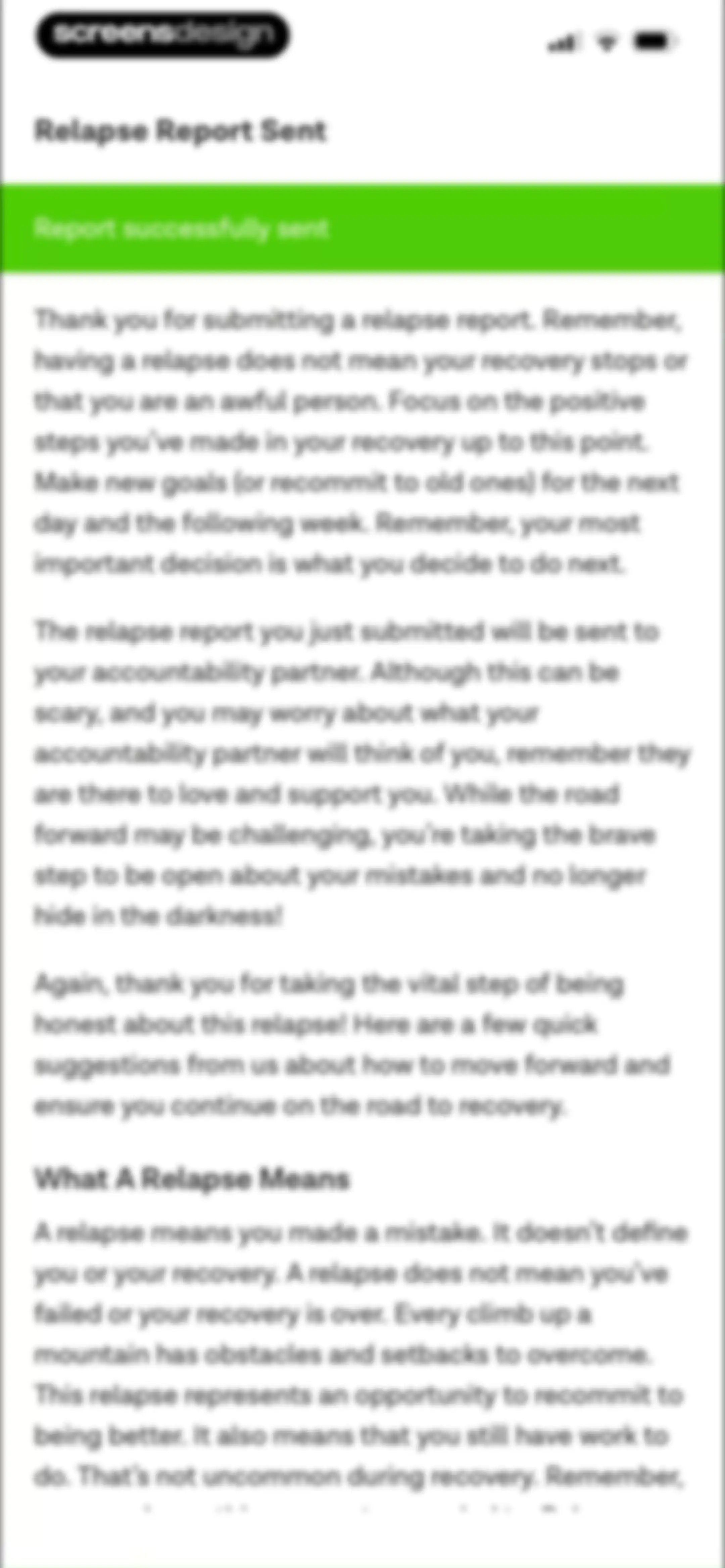Ever Accountable - Full Safety screen 46