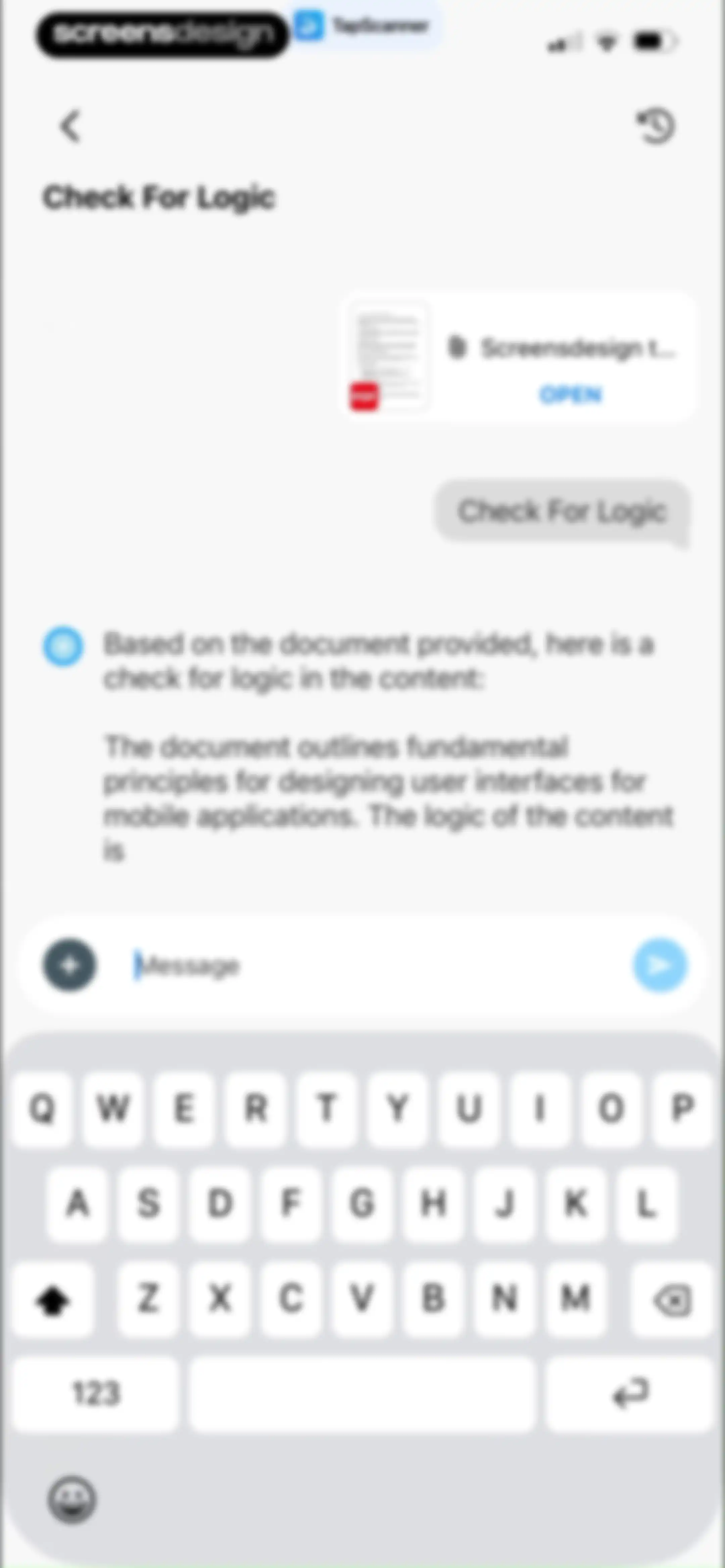 PDF Scanner App: TapScanner screen 108