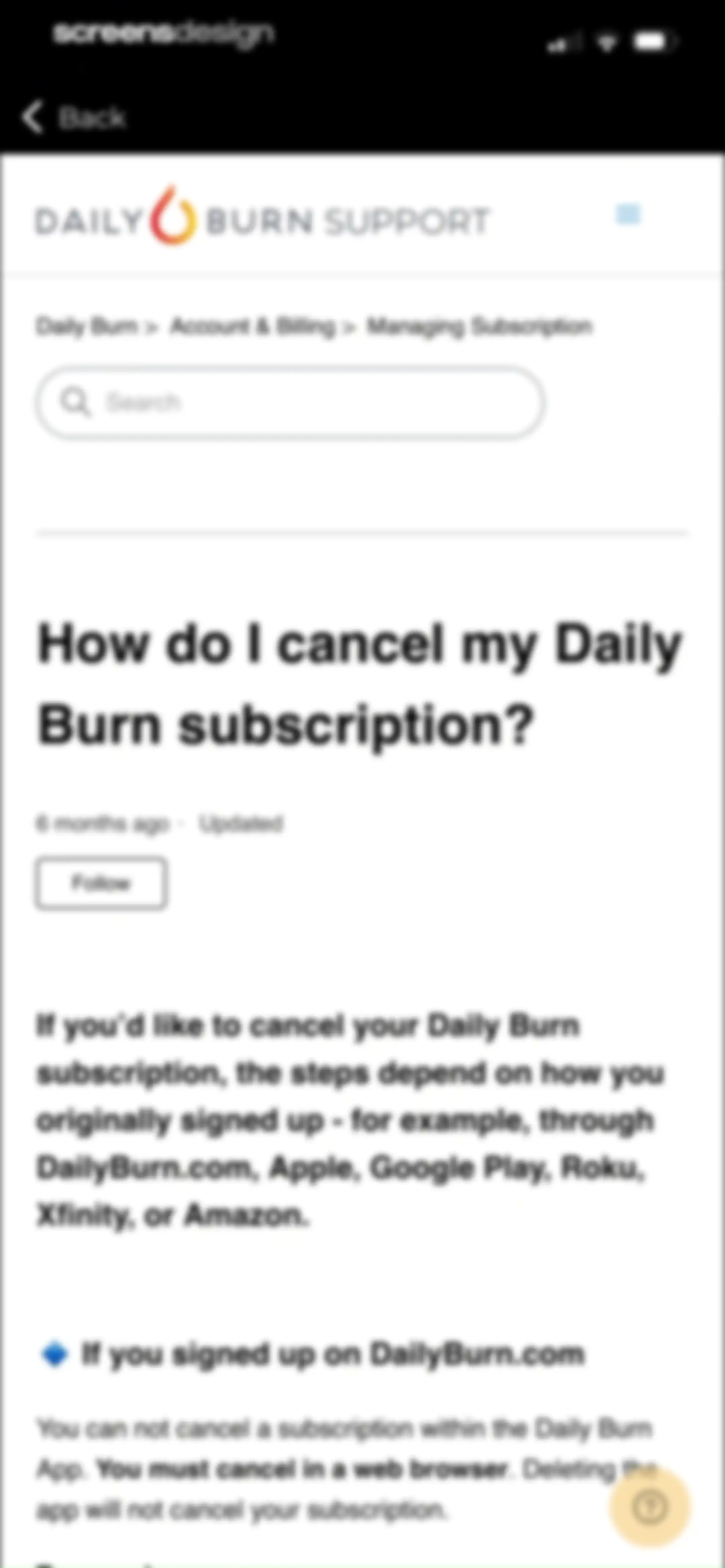 Daily Burn: Home Workouts screen 86
