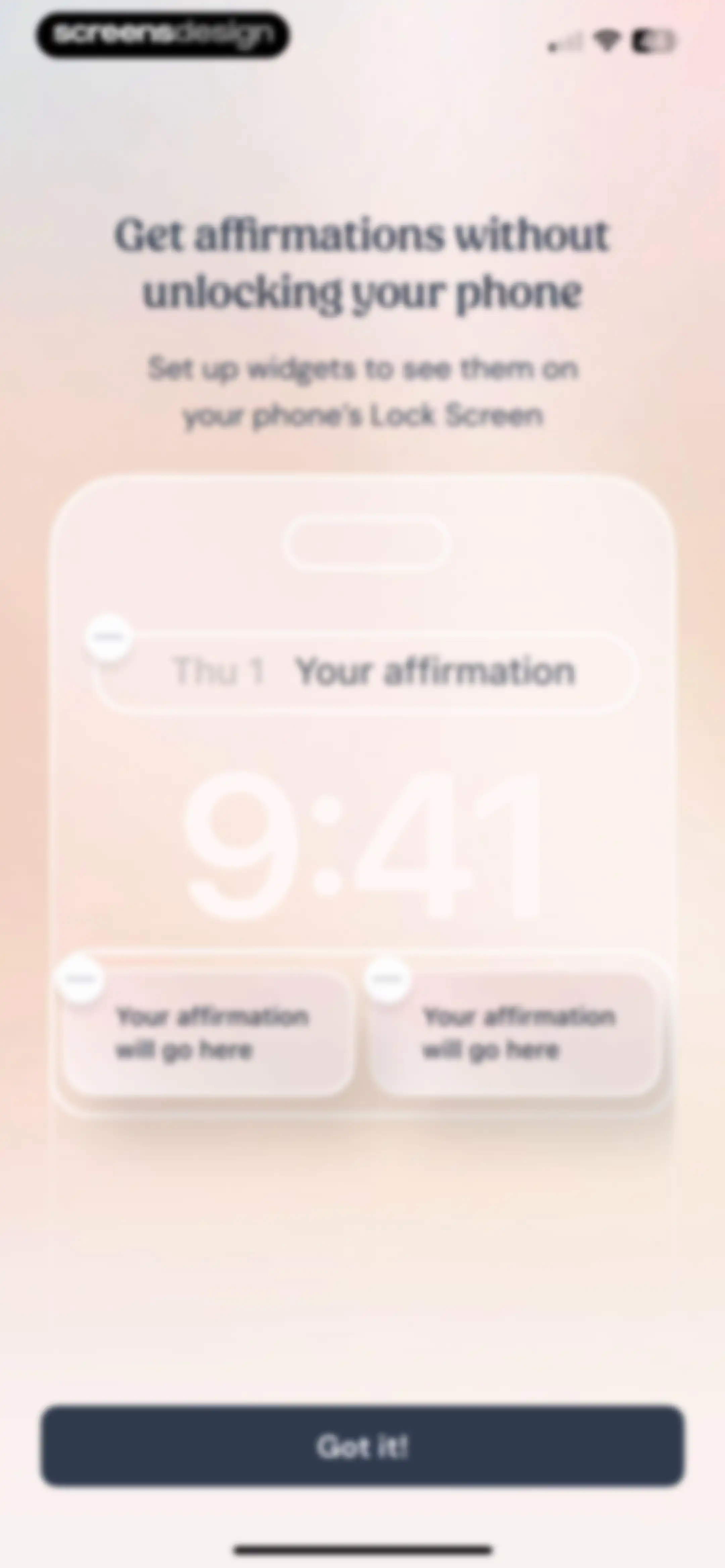 I am - Daily Affirmations screen 34