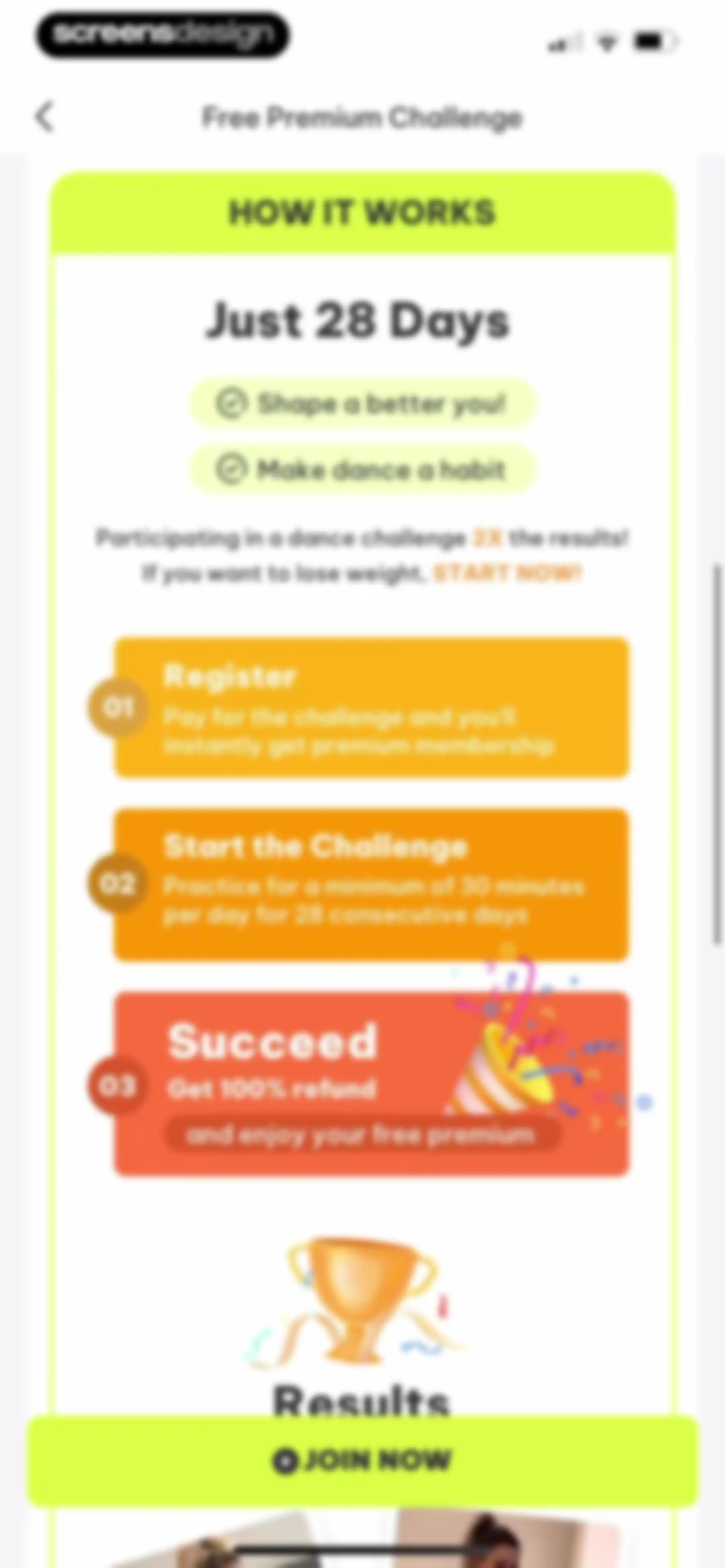 Dancefitme: Fun weight loss screen 77