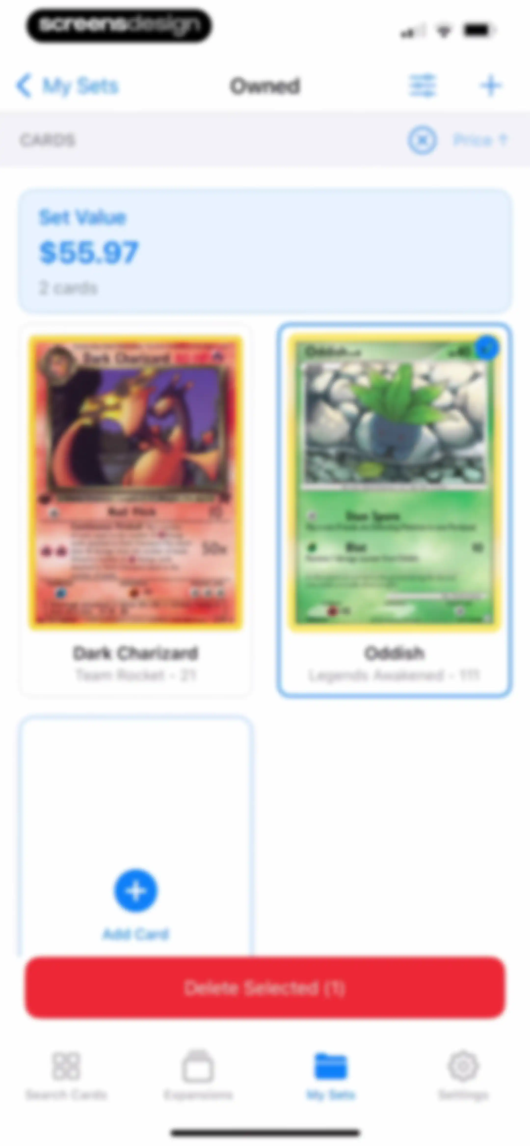 TCG Scanner Card - Pokechart screen 54