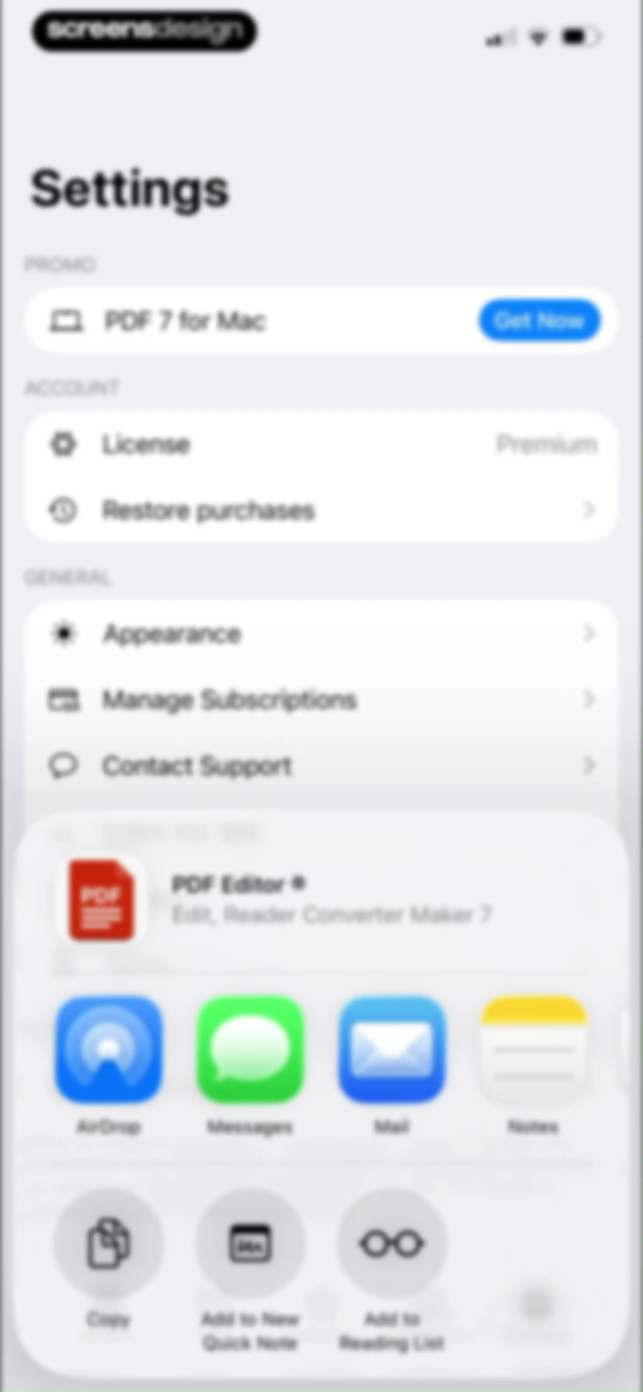 PDF Editor ® screen 134