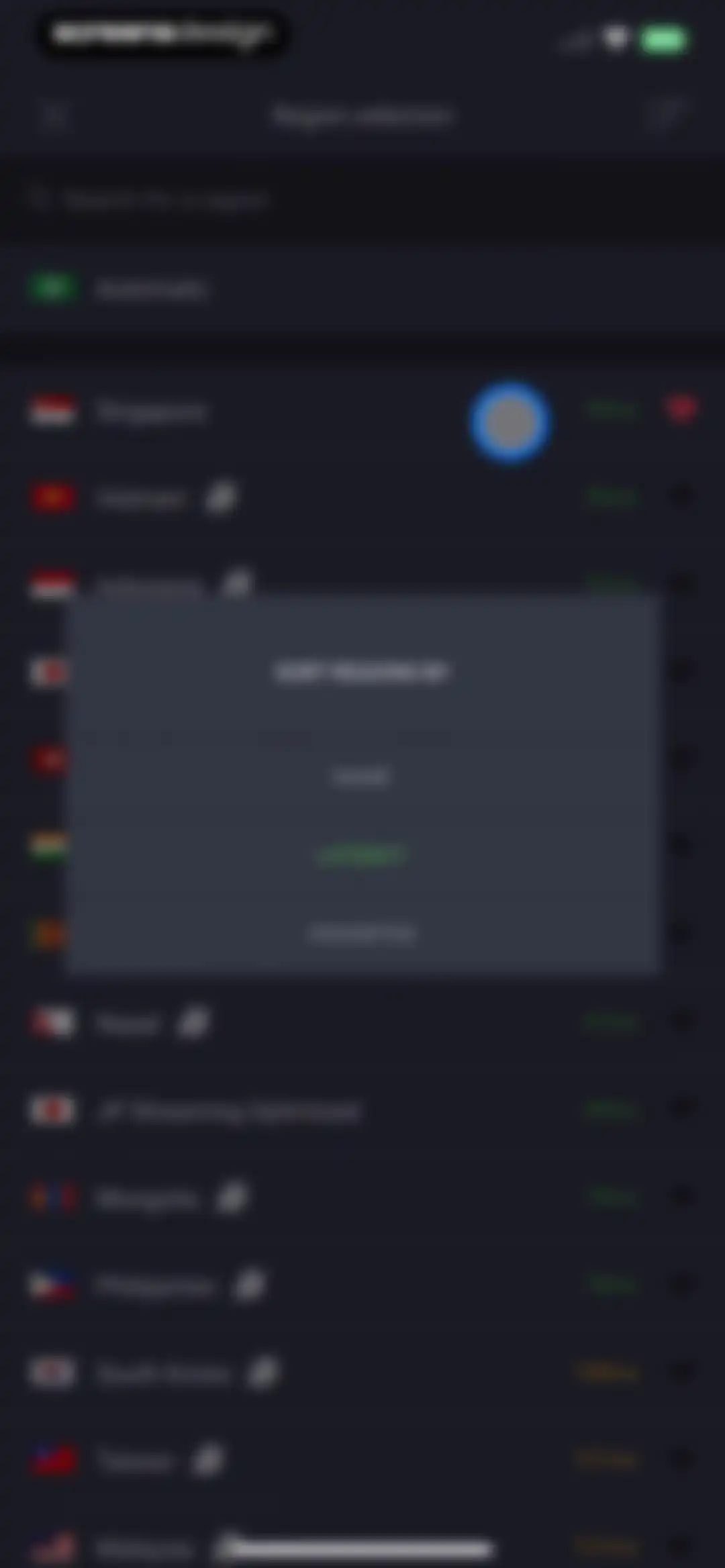 VPN by Private Internet Access screen 22