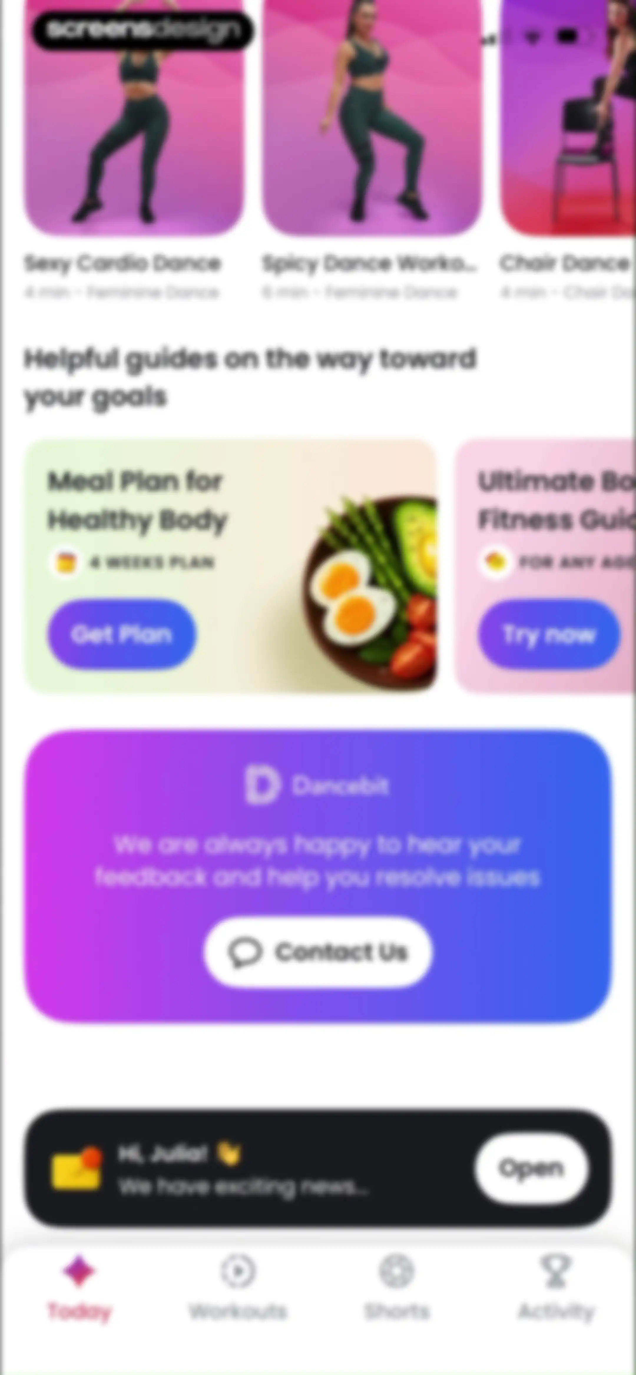 Dancebit: Home Dance Workouts screen 85