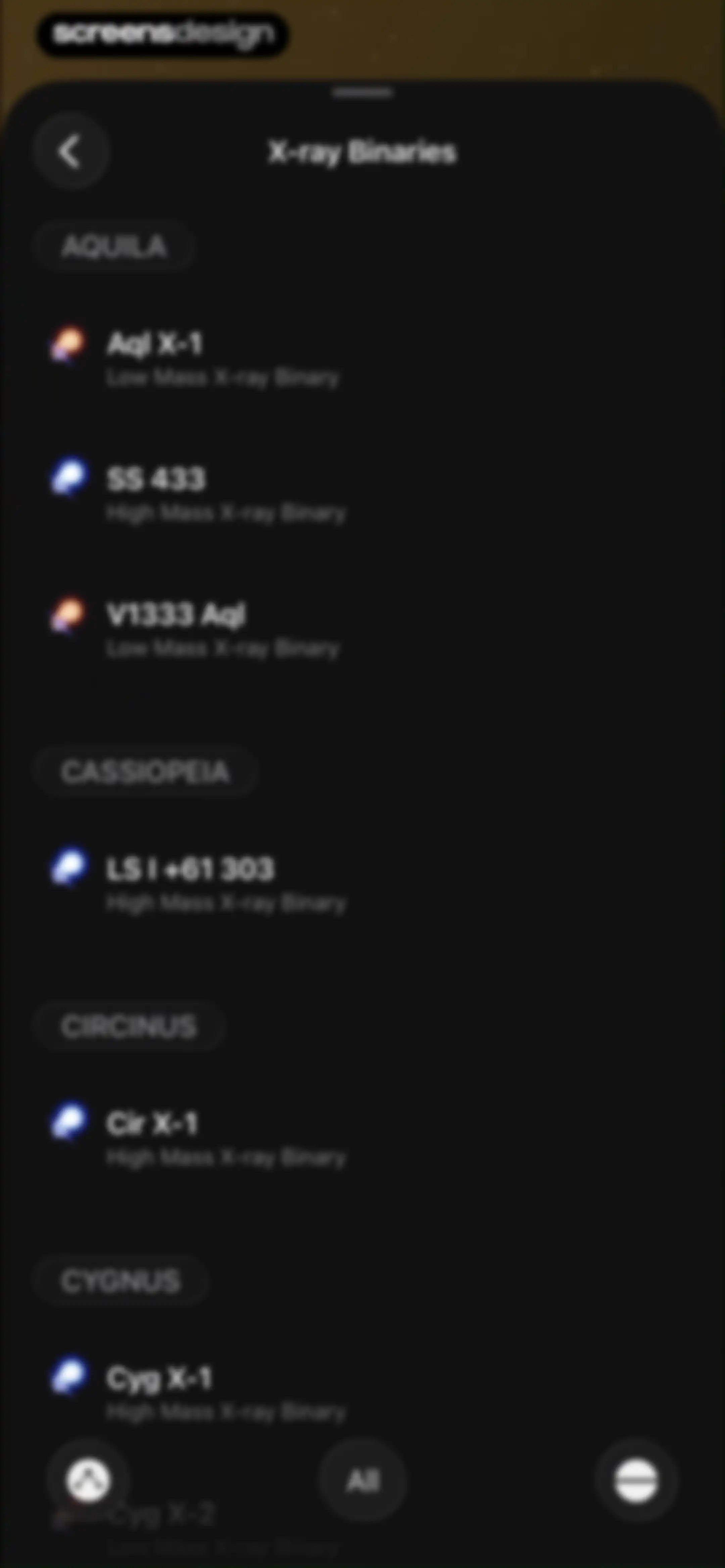 Sky Guide screen 80