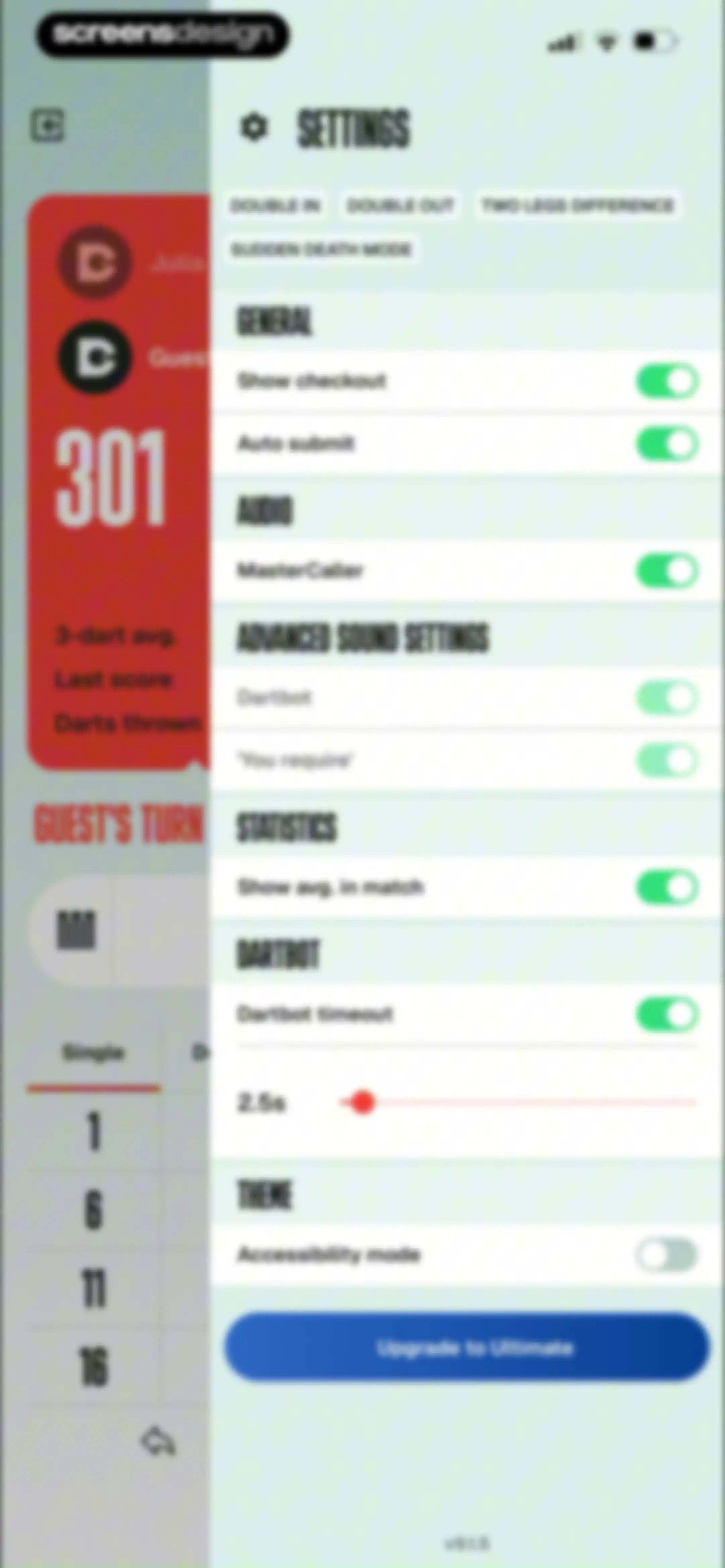 DartCounter screen 42