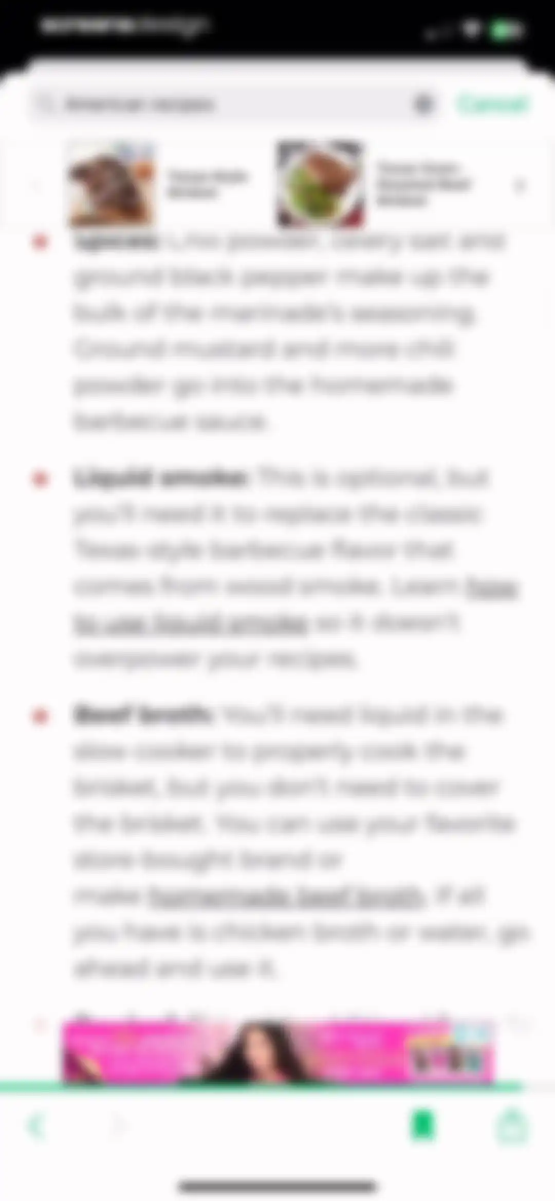 Pestle: Recipe Manager screen 12