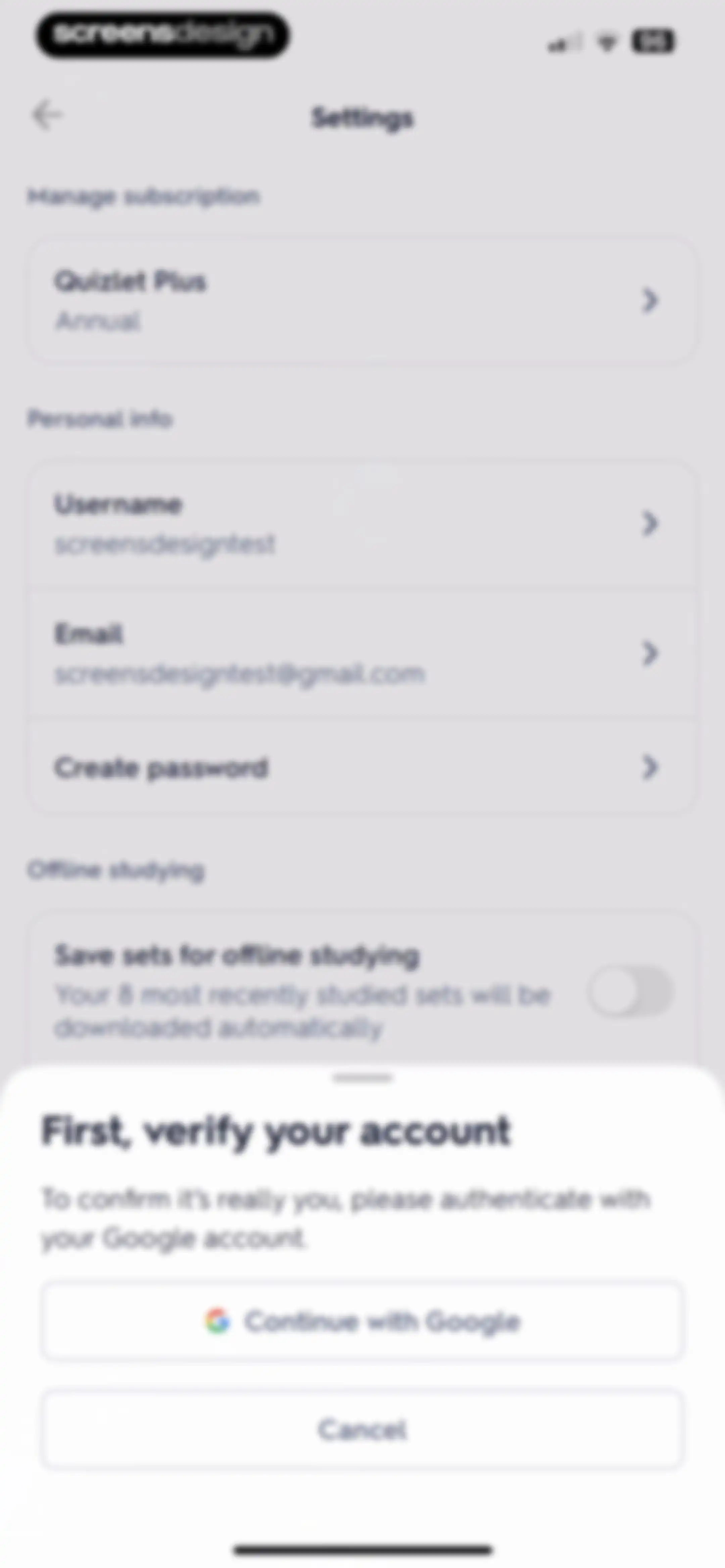 Quizlet: More than Flashcards screen 92