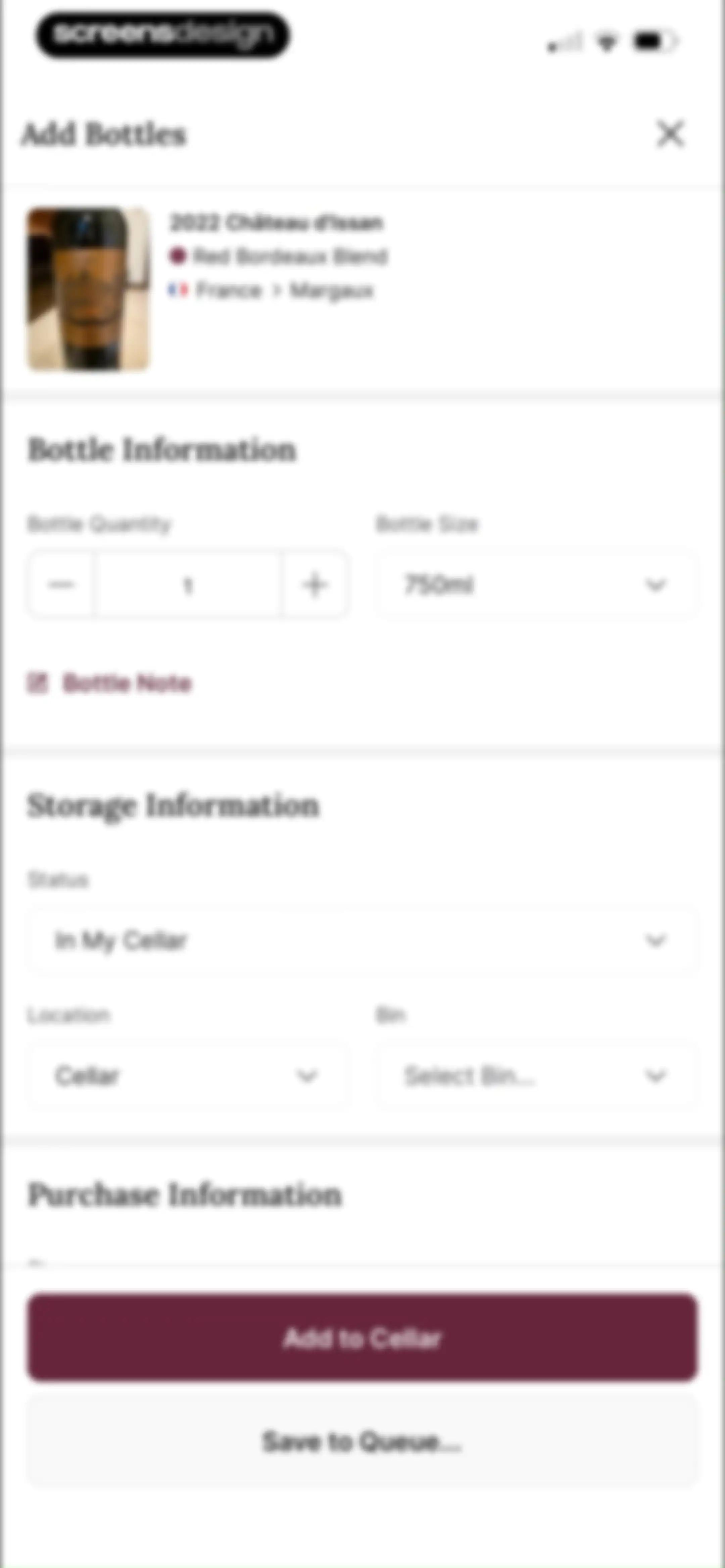 CellarTracker: #1 Wine Tracker screen 54