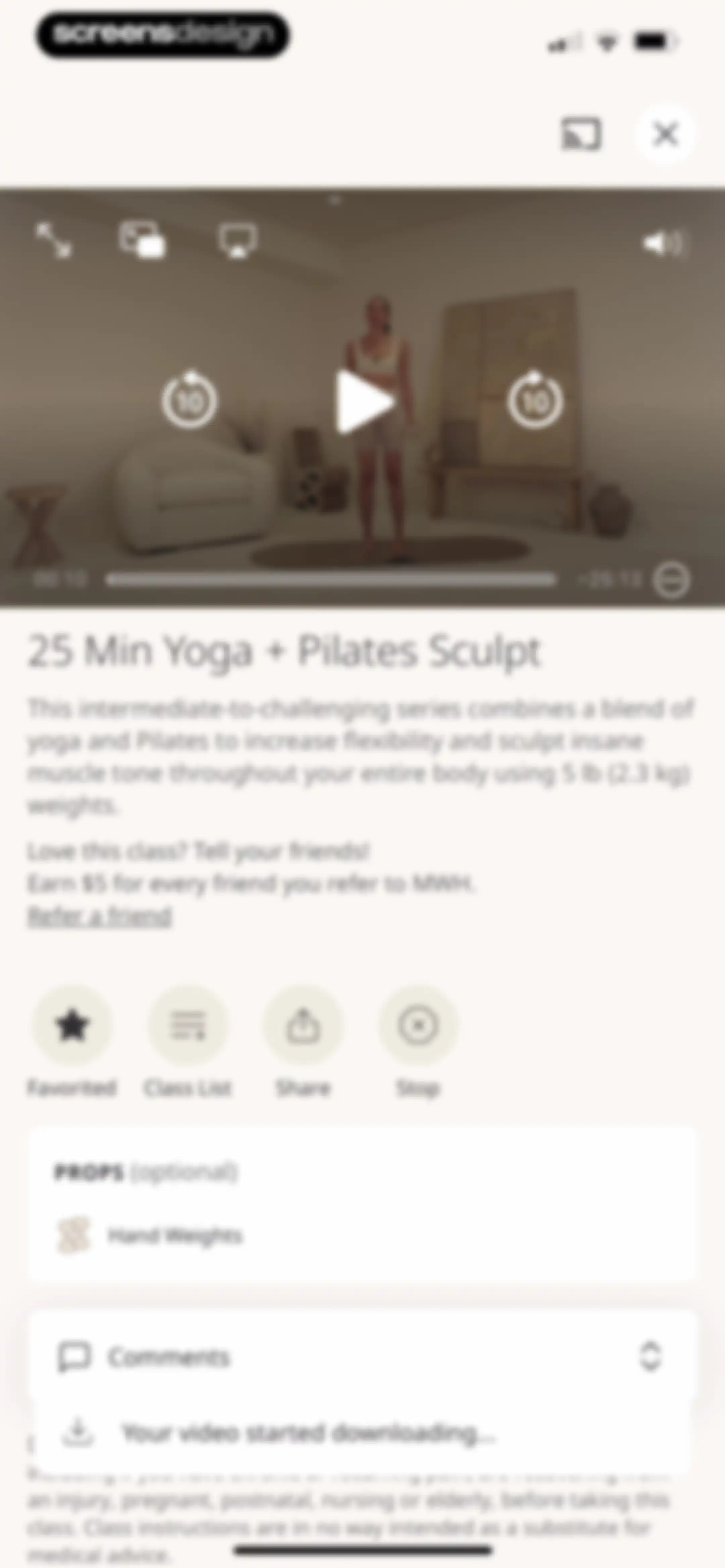 MWH: Fitness + Wellness screen 31