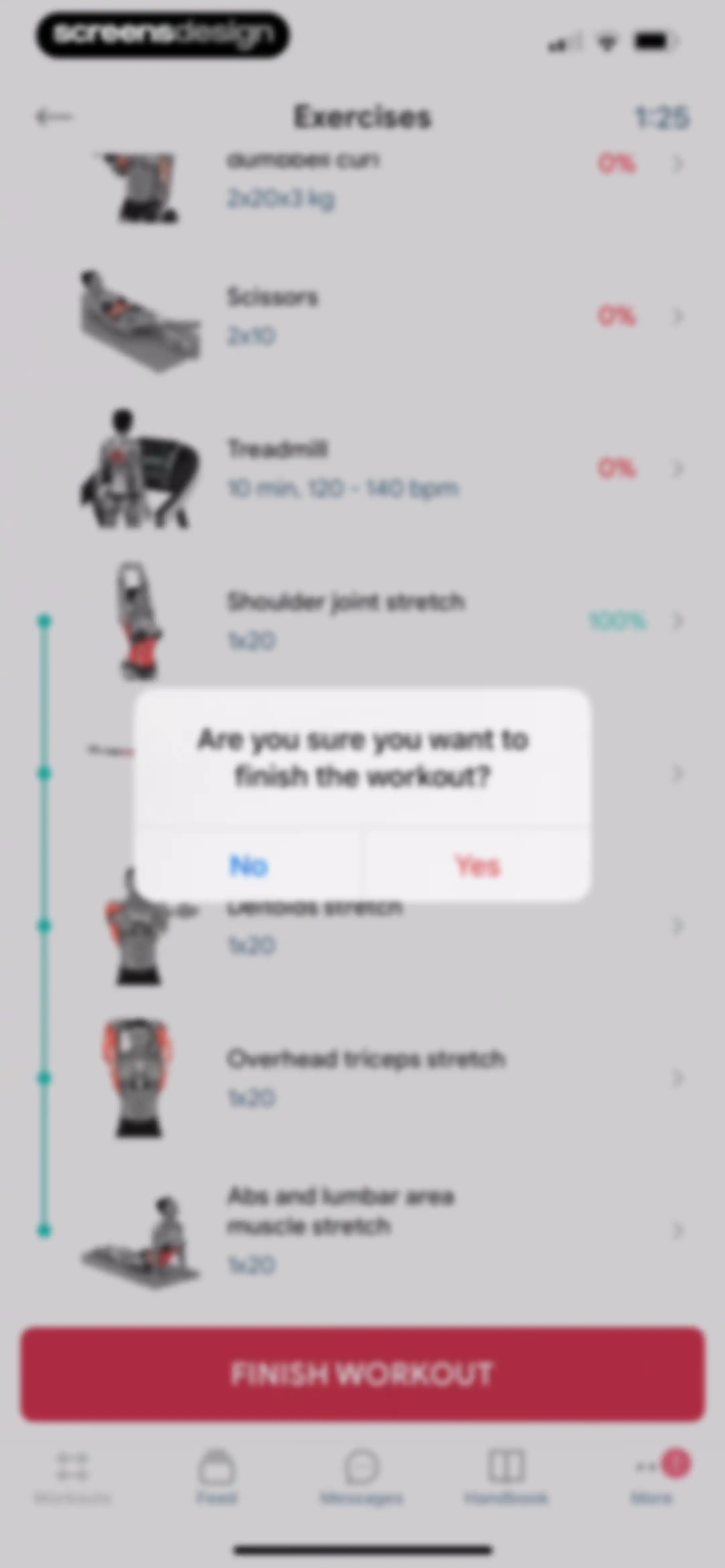 Fitness App: Gym Workout Plan screen 61