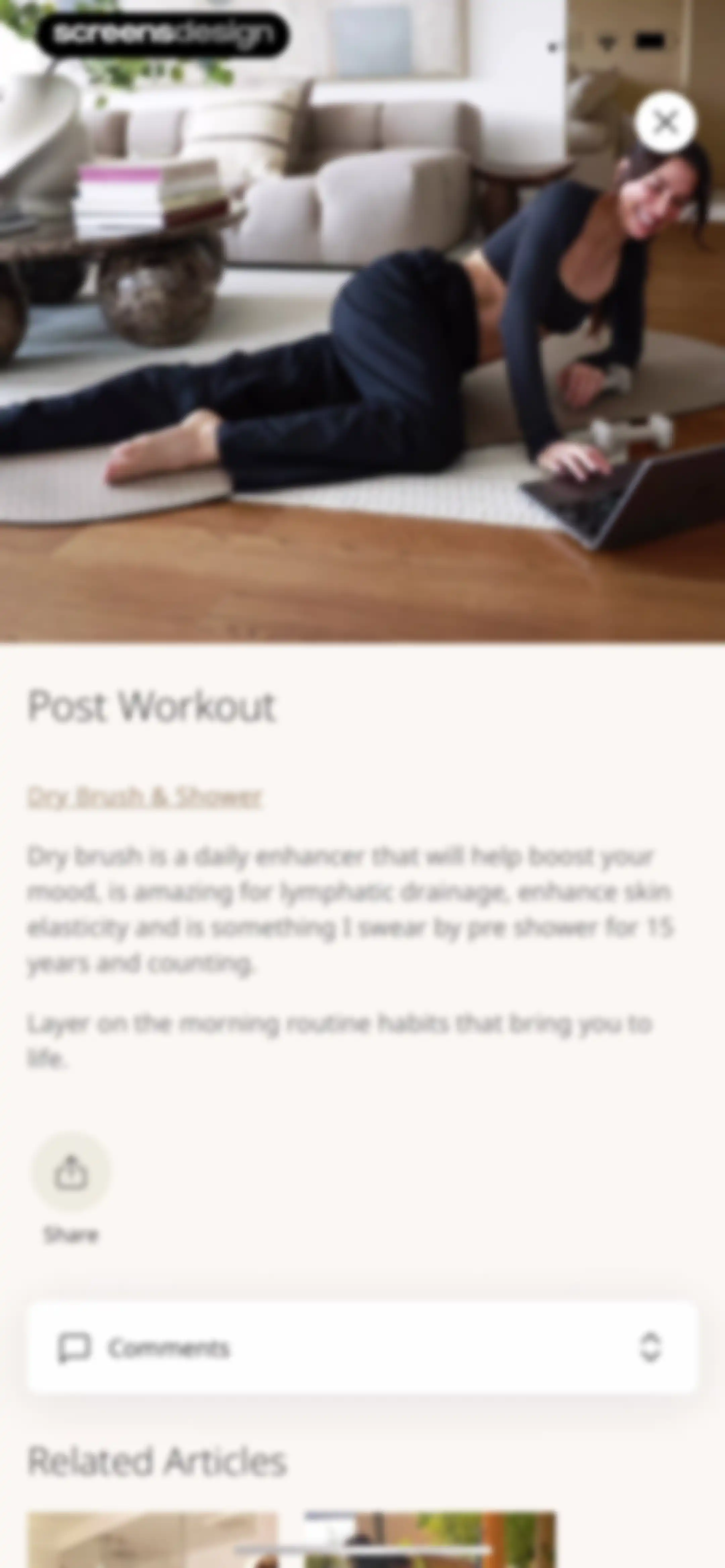 MWH: Fitness + Wellness screen 97