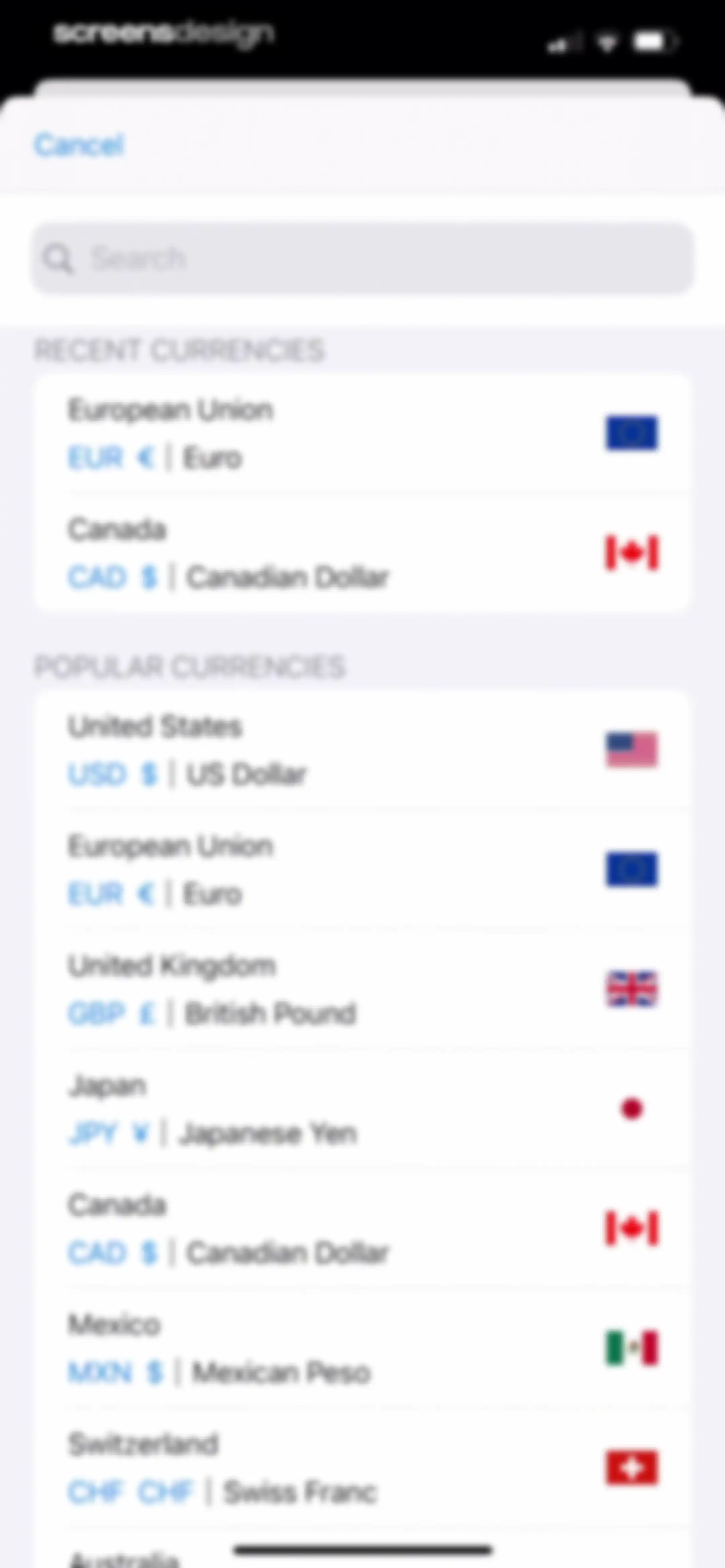 Currency Converter Calculator• screen 38