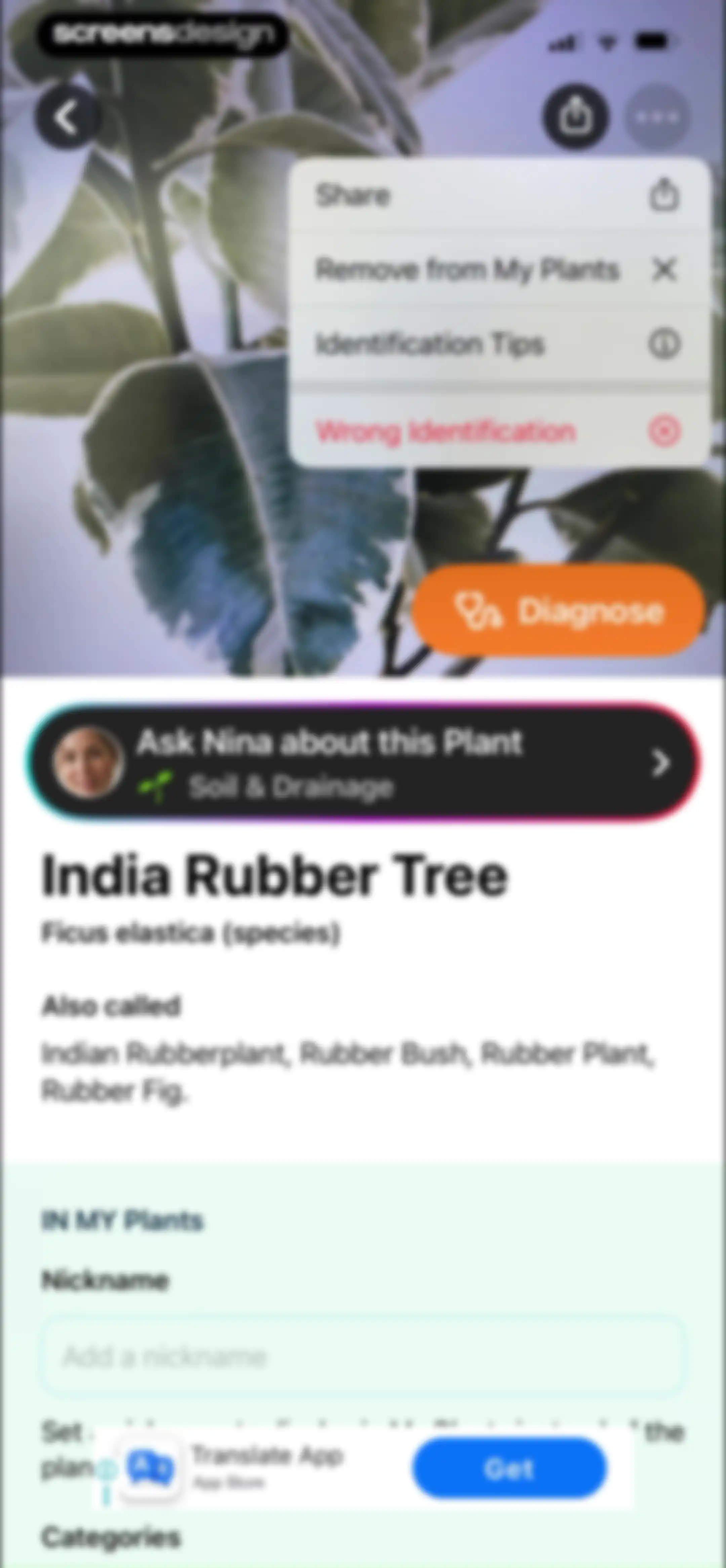 Free Plant Identifier screen 39