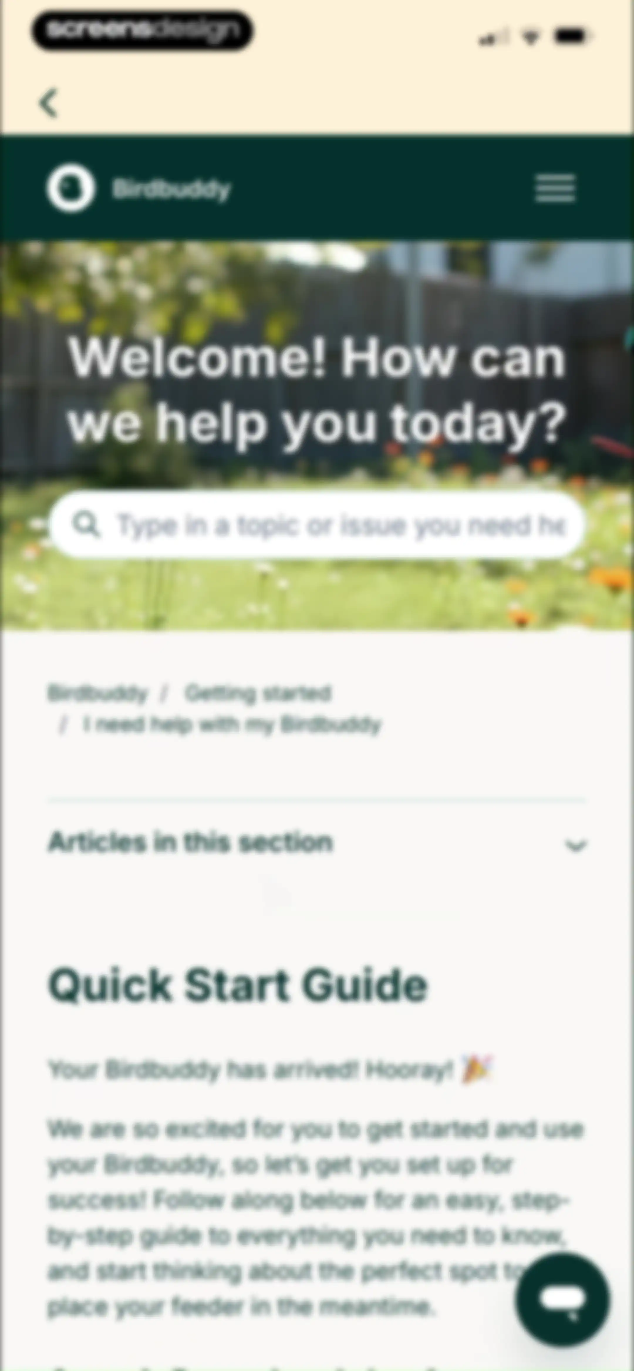 Birdbuddy: ID & Collect Birds screen 113