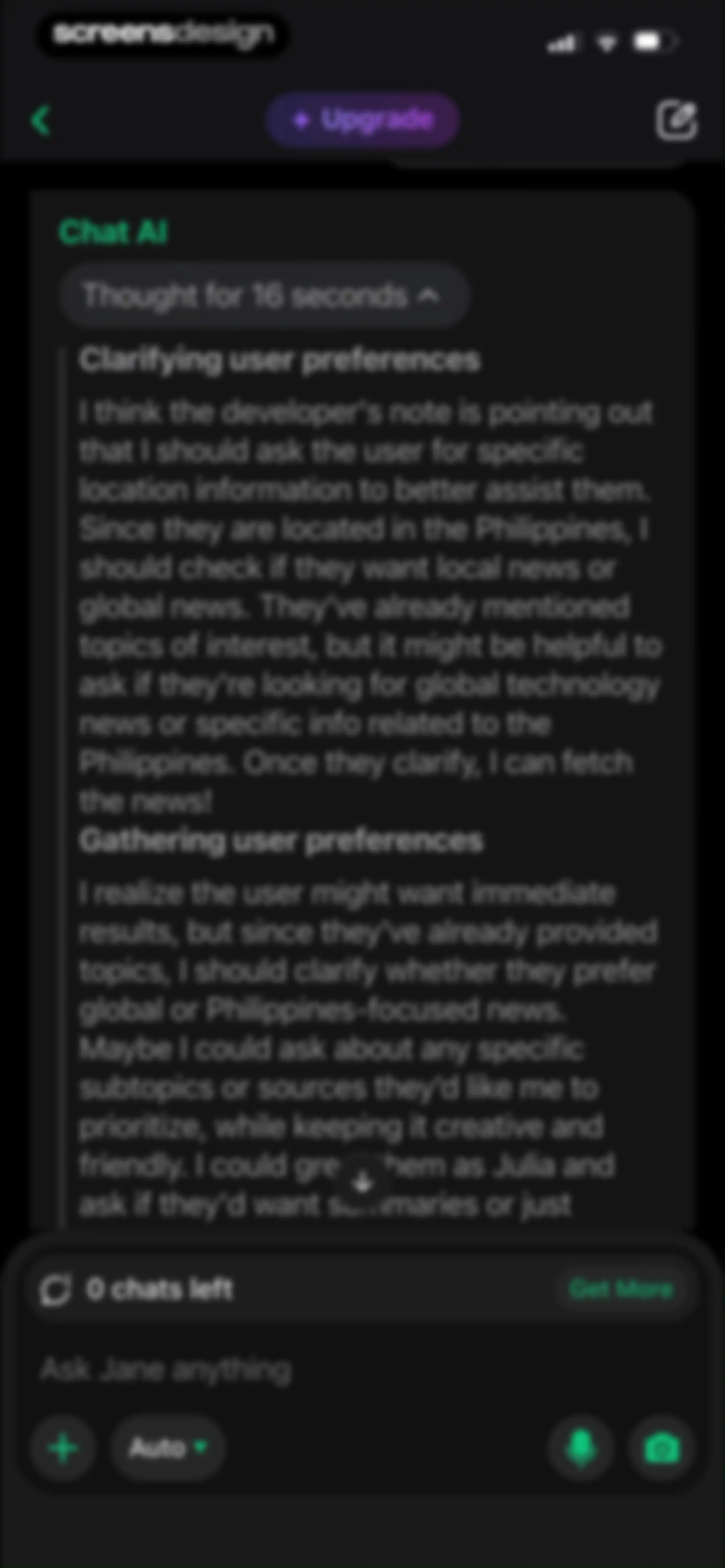 Chat AI 5: AI Agent & Video screen 36