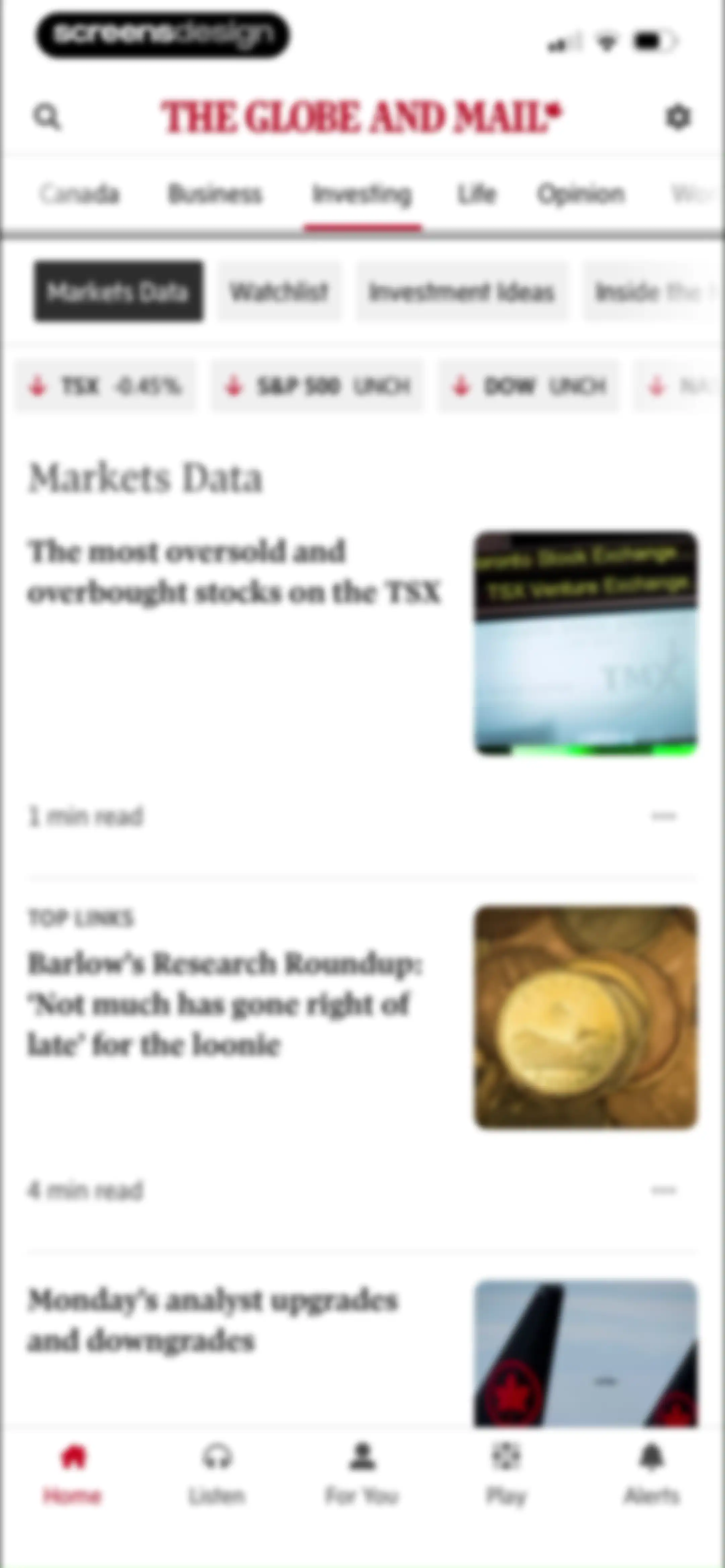 The Globe and Mail screen 49