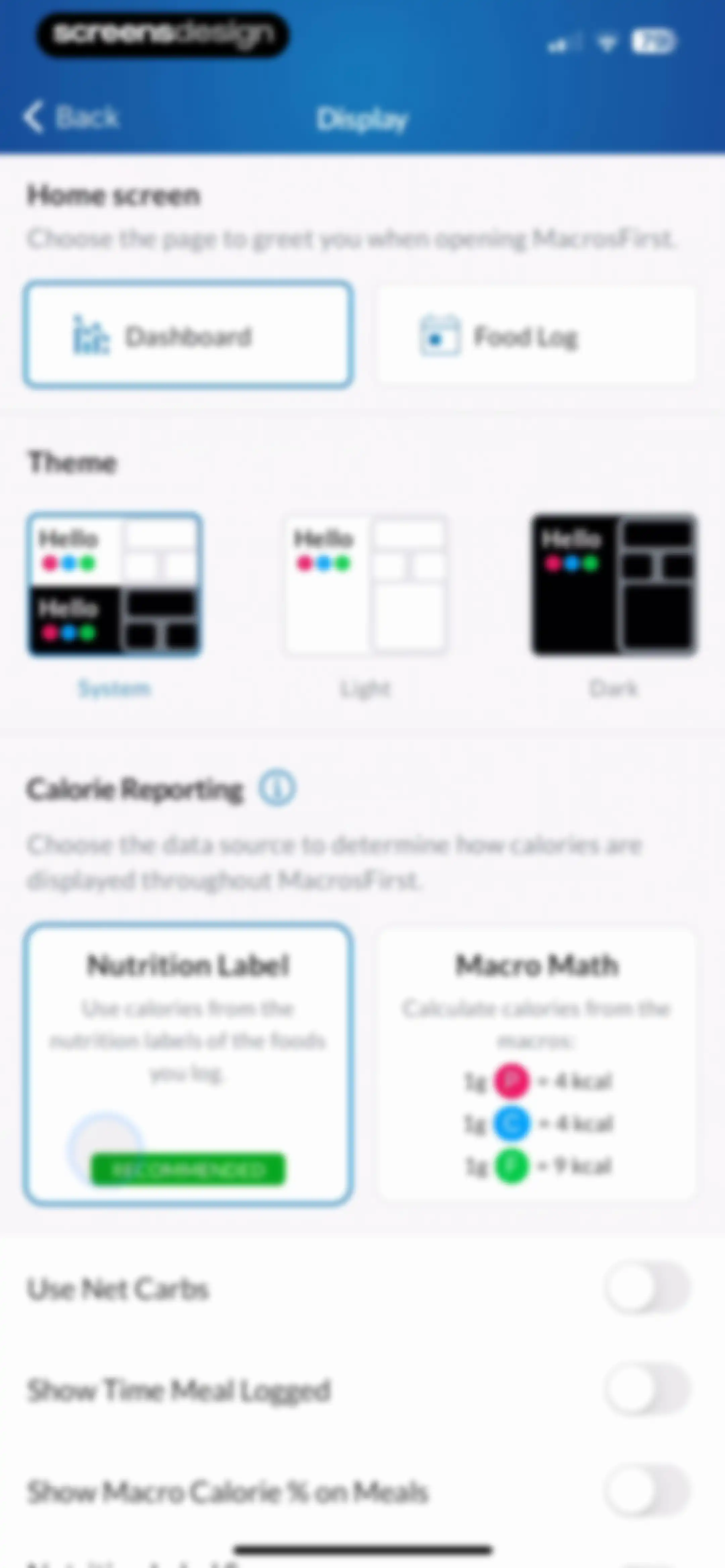 MacrosFirst - Macro Tracker screen 137