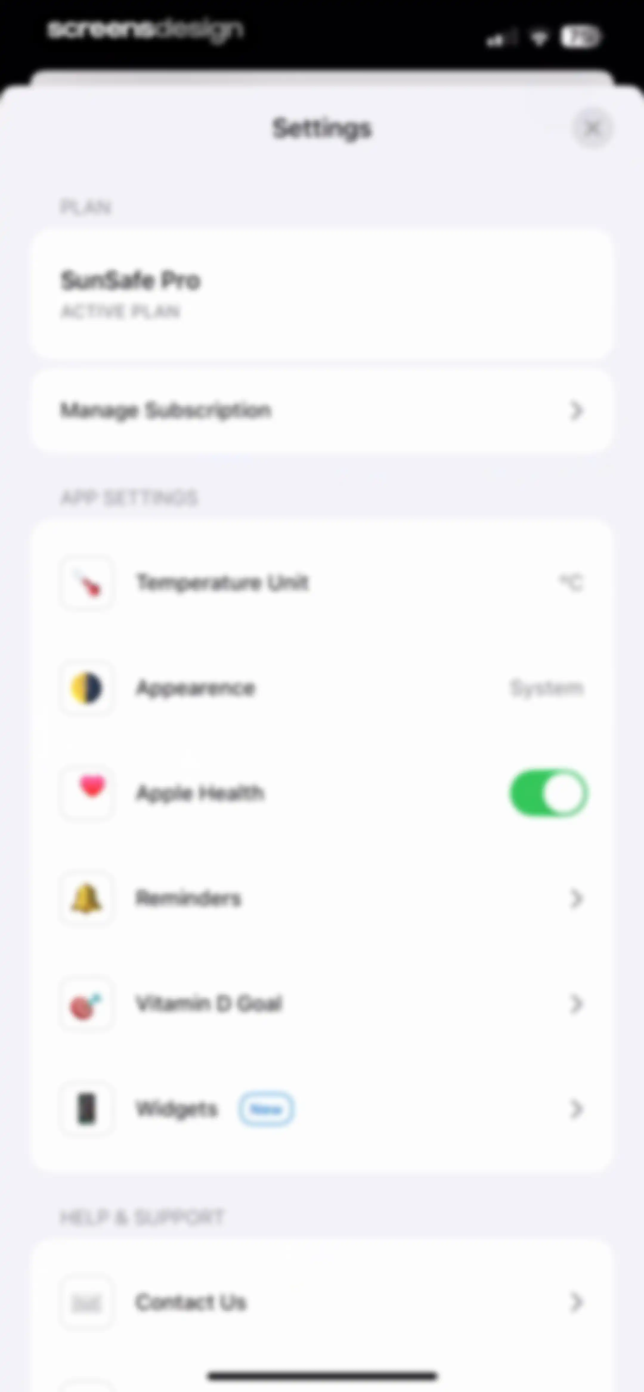 SunSafe: UV Index & Tanning screen 78