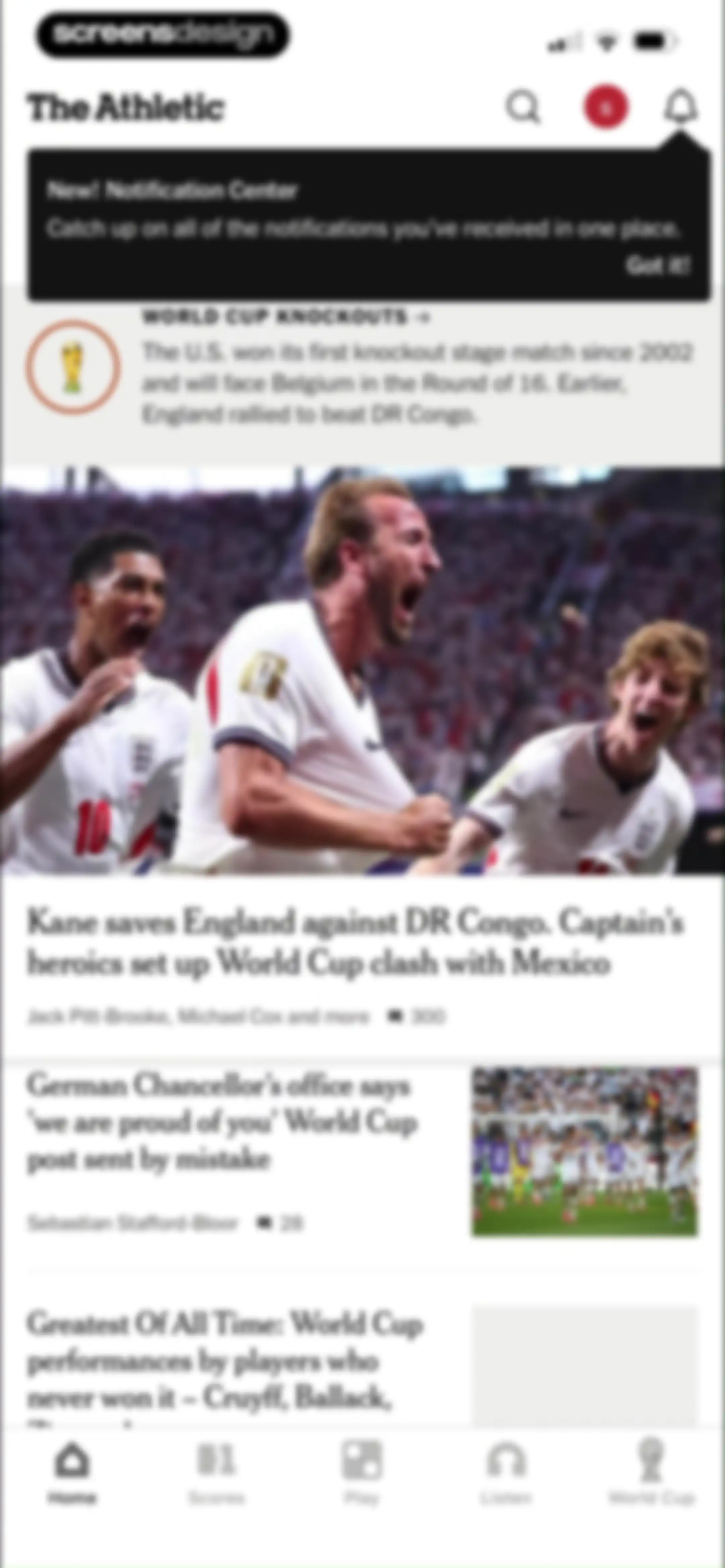 The Athletic: All Sports News screen 14