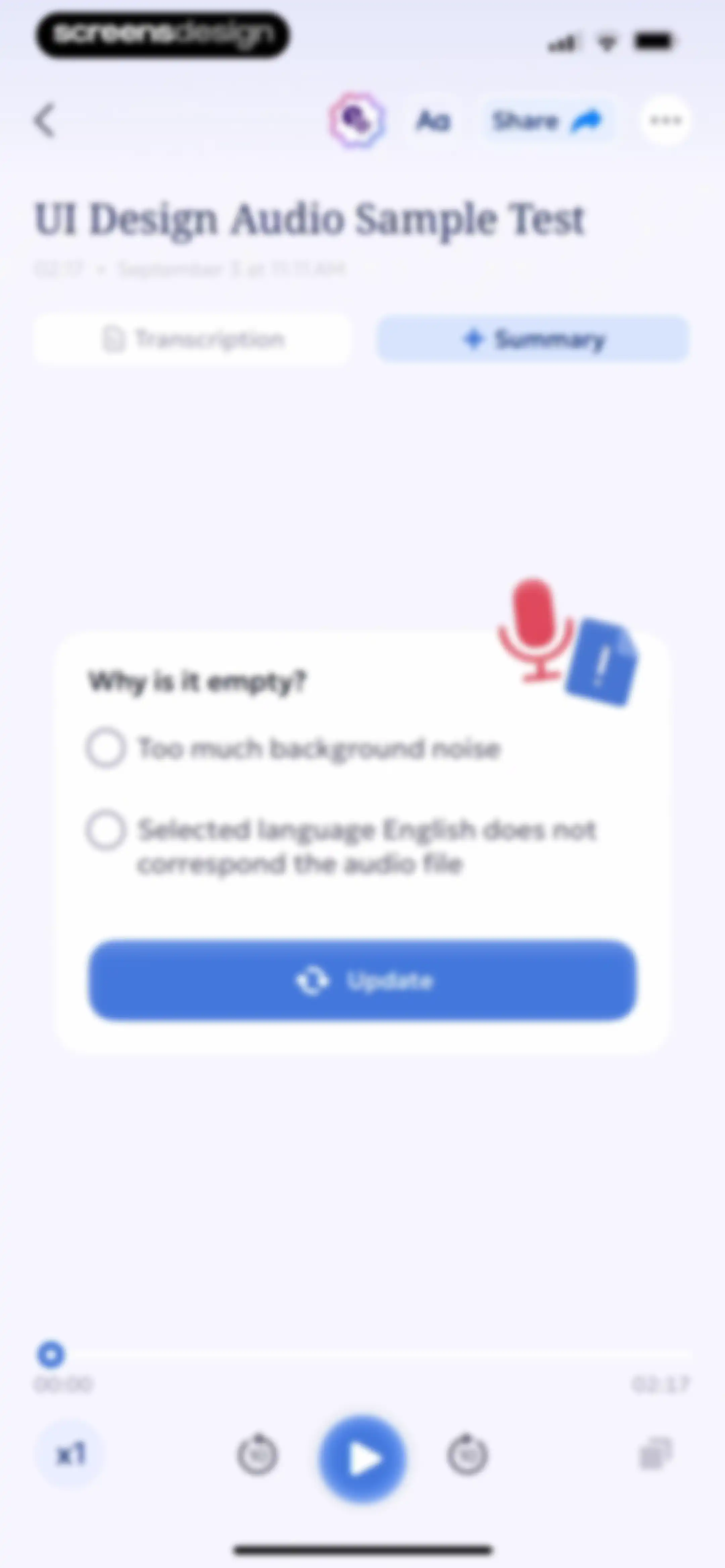 AI Summary - Meeting Notes screen 49