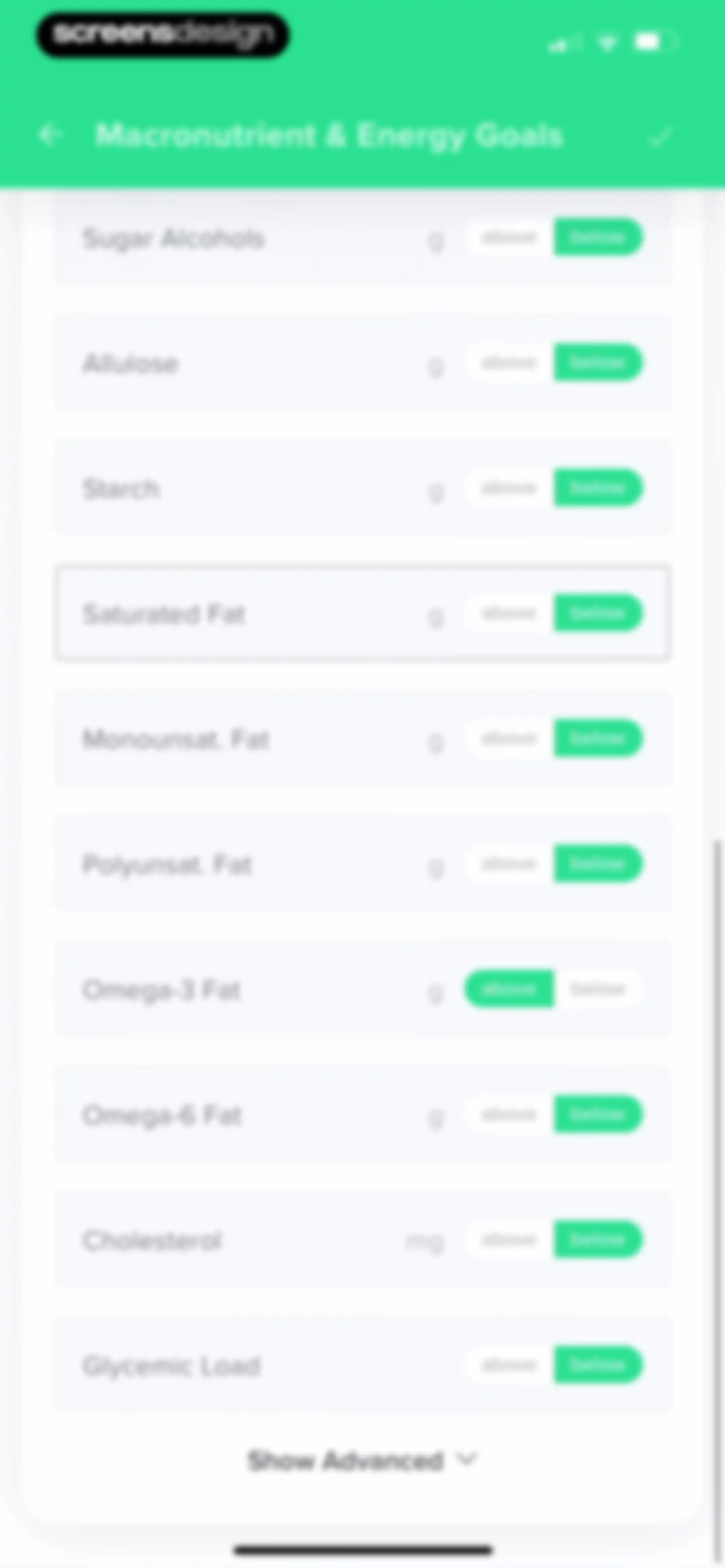 Carb Manager: Keto & Macro Log screen 308