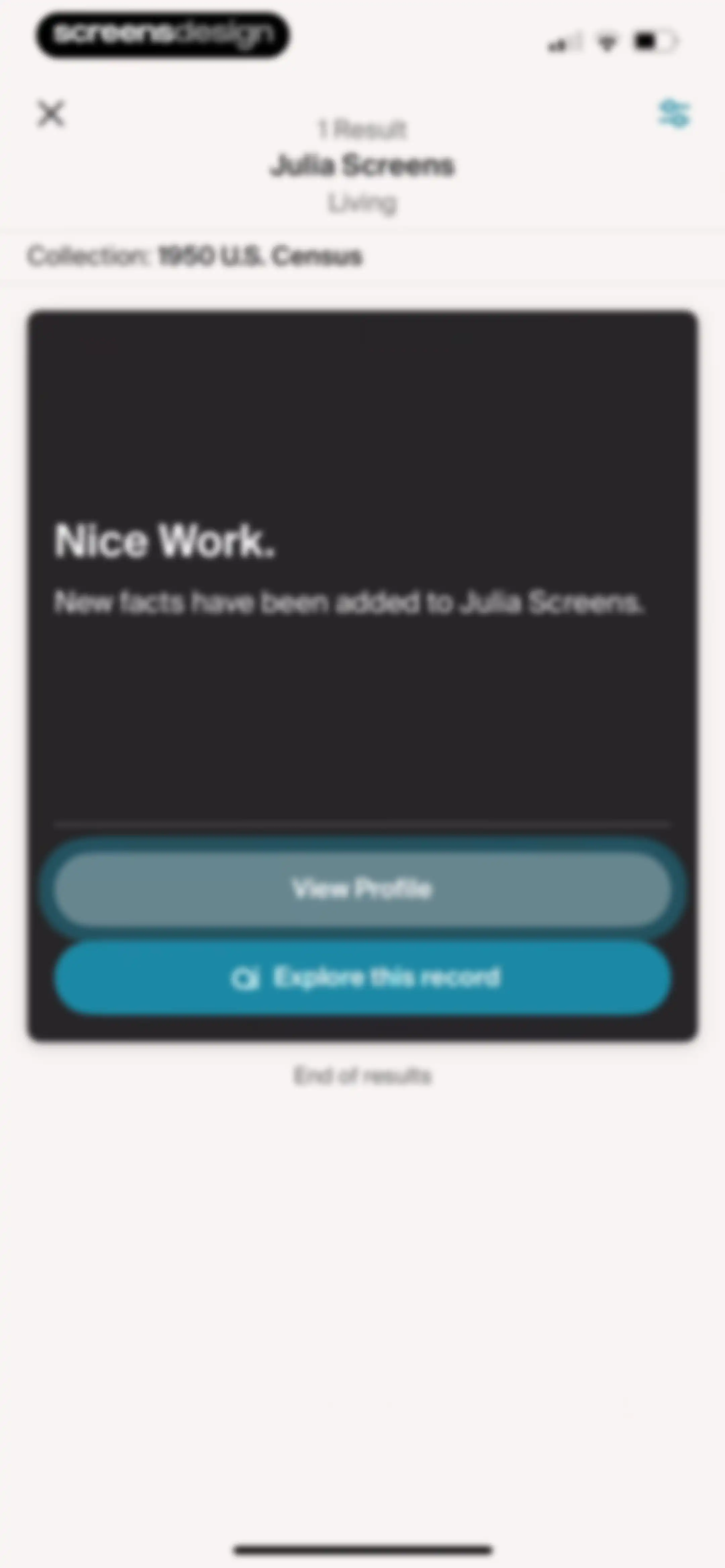 Ancestry: Family History & DNA screen 189