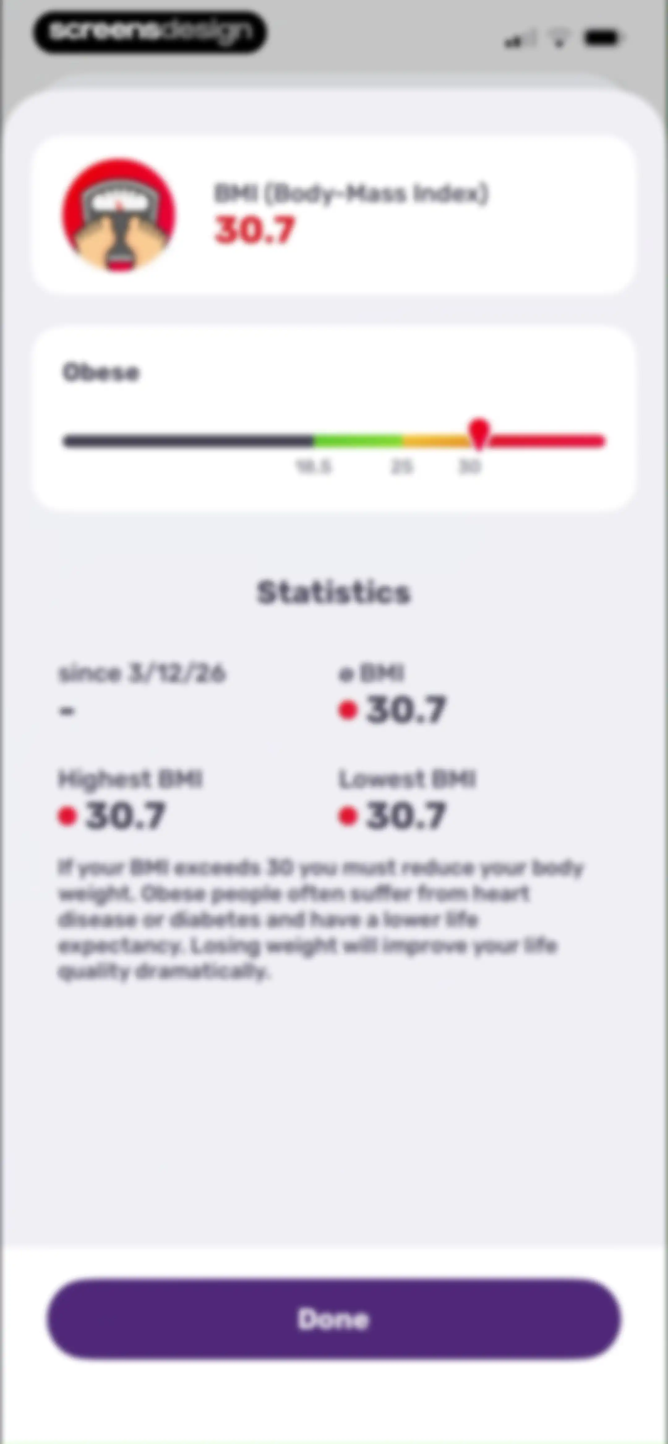 Running Tracker App – FITAPP screen 144